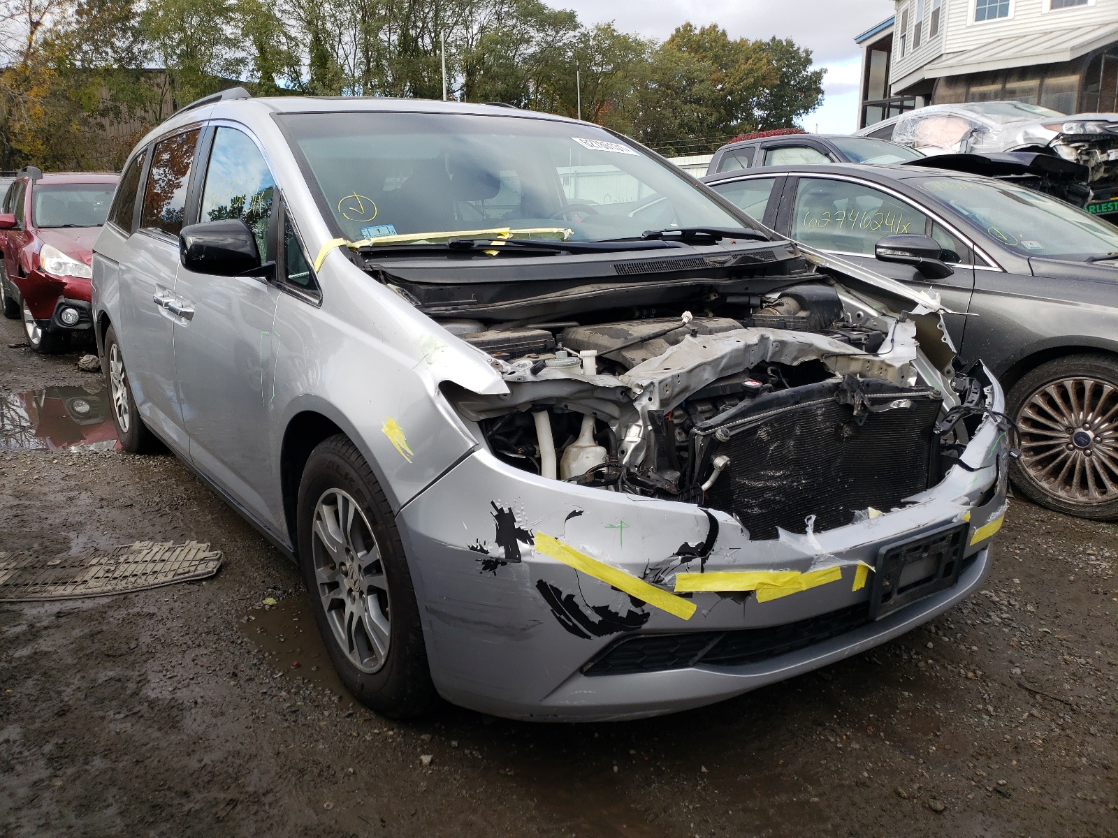 HONDA ODYSSEY EX 2012 with VIN 5FNRL5H69CB123354 - Photo from auction