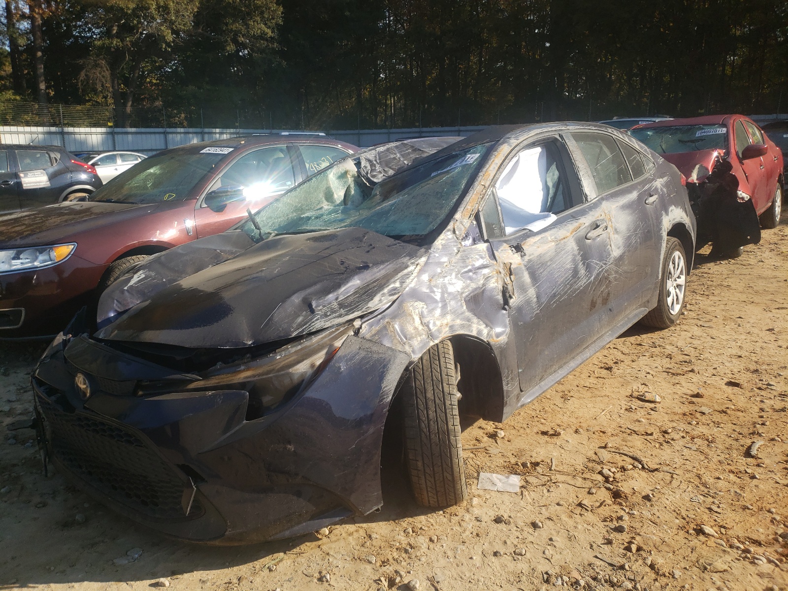 Photo 2 from auction – 2021 TOYOTA COROLLA LE with VIN JTDEPMAE5MJ165920