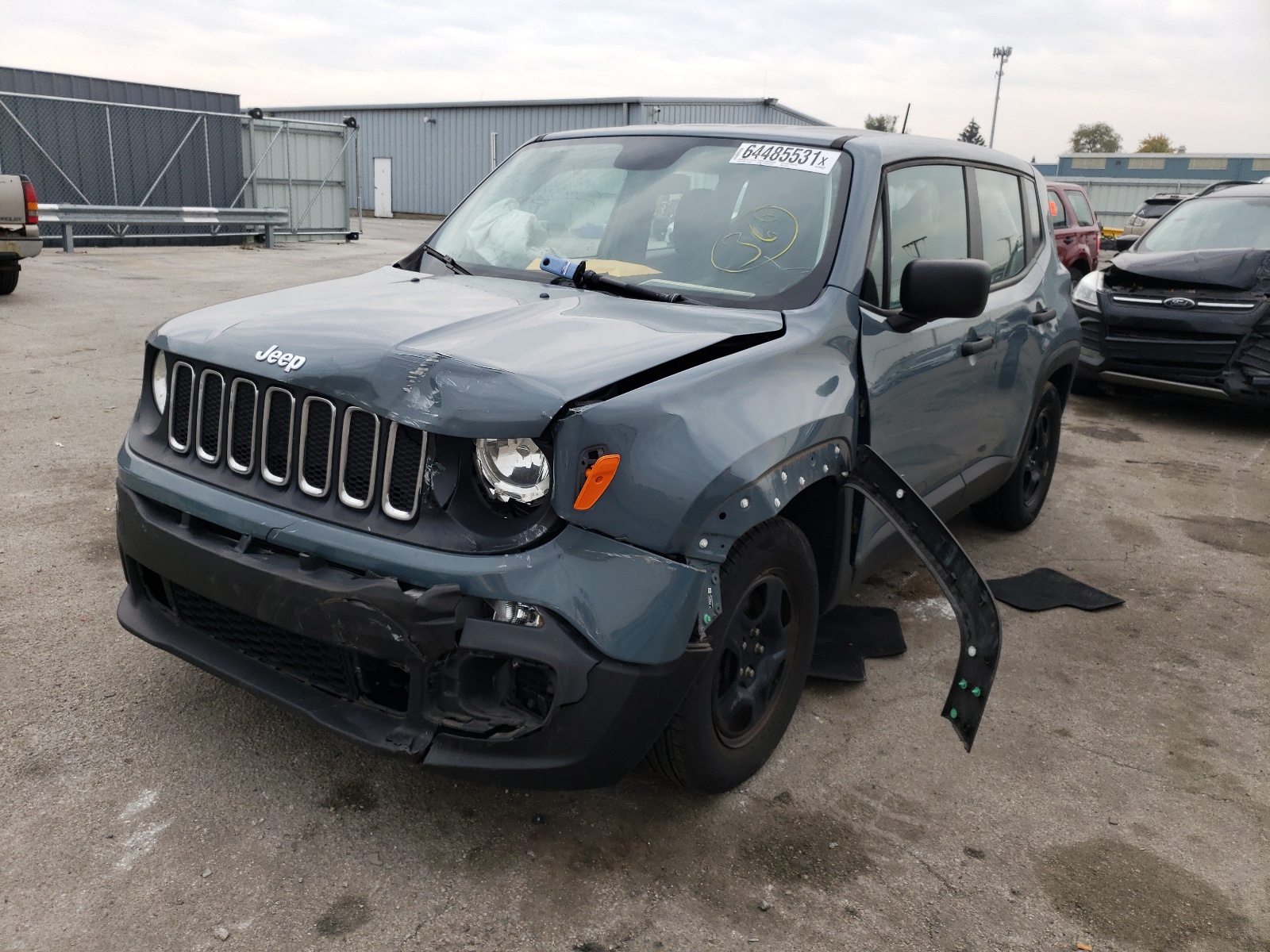 Photo 9 from auction – 2017 JEEP RENEGADE S with VIN ZACCJAABXHPG15418