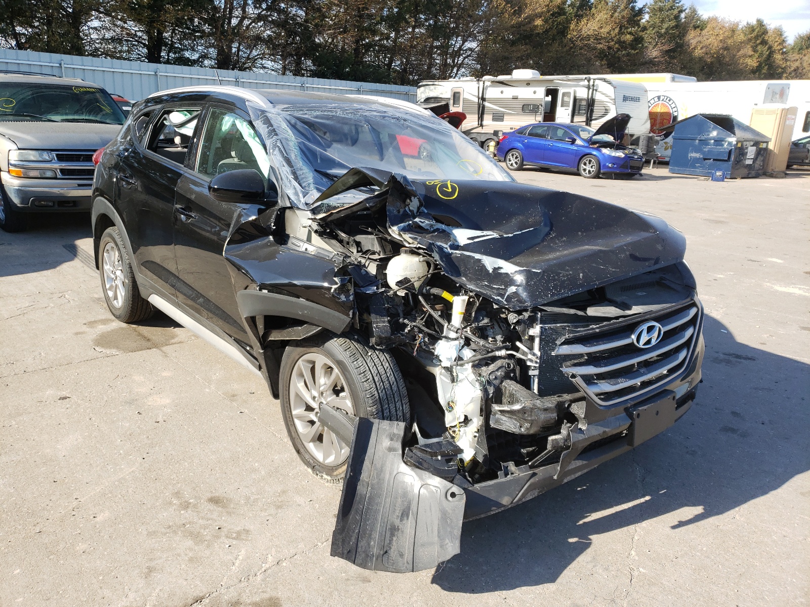 Photo 1 from auction – 2017 HYUNDAI TUCSON LIM with VIN KM8J33A44HU567522