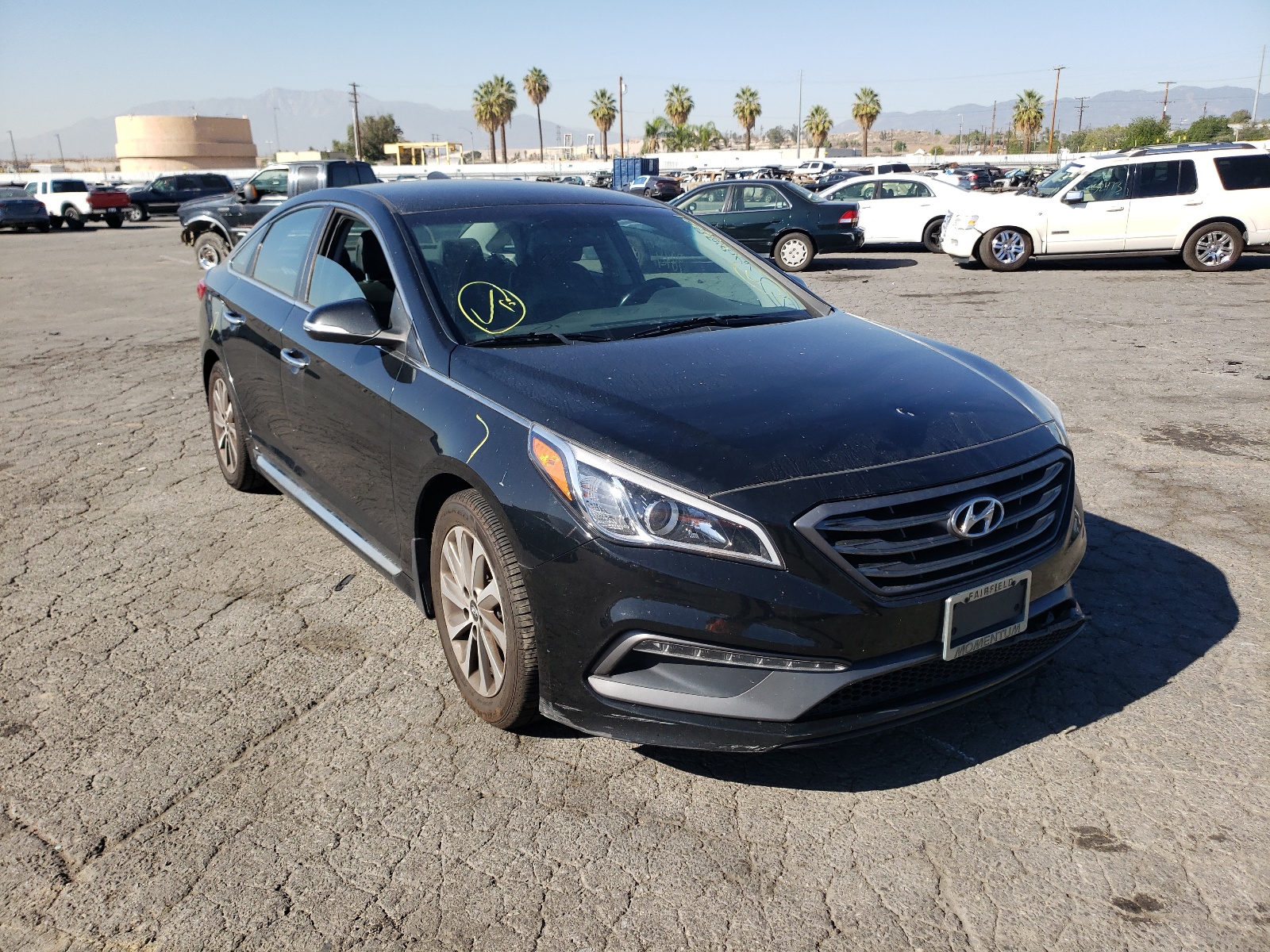 HYUNDAI SONATA SPO 2016 with VIN 5NPE34AF2GH338150 - Photo from auction