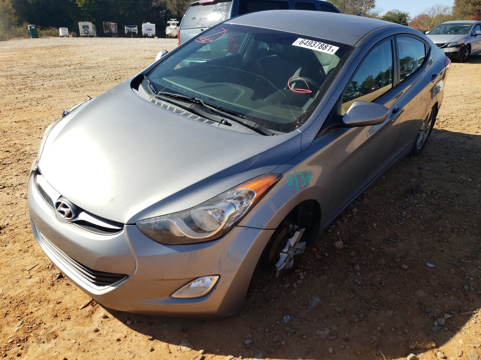 Photo 2 from auction – 2012 HYUNDAI ELANTRA GL with VIN KMHDH4AE4CU372445