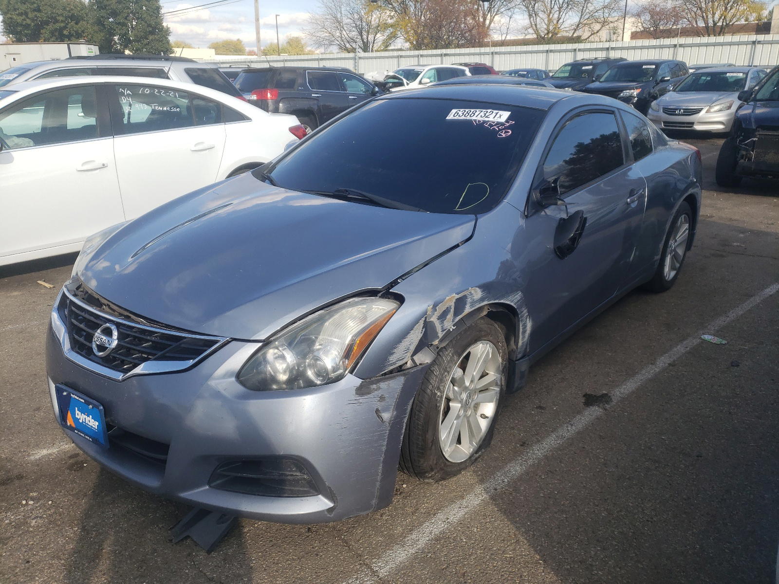 Photo 2 from auction – 2012 NISSAN ALTIMA S with VIN 1N4AL2EP7CC238949