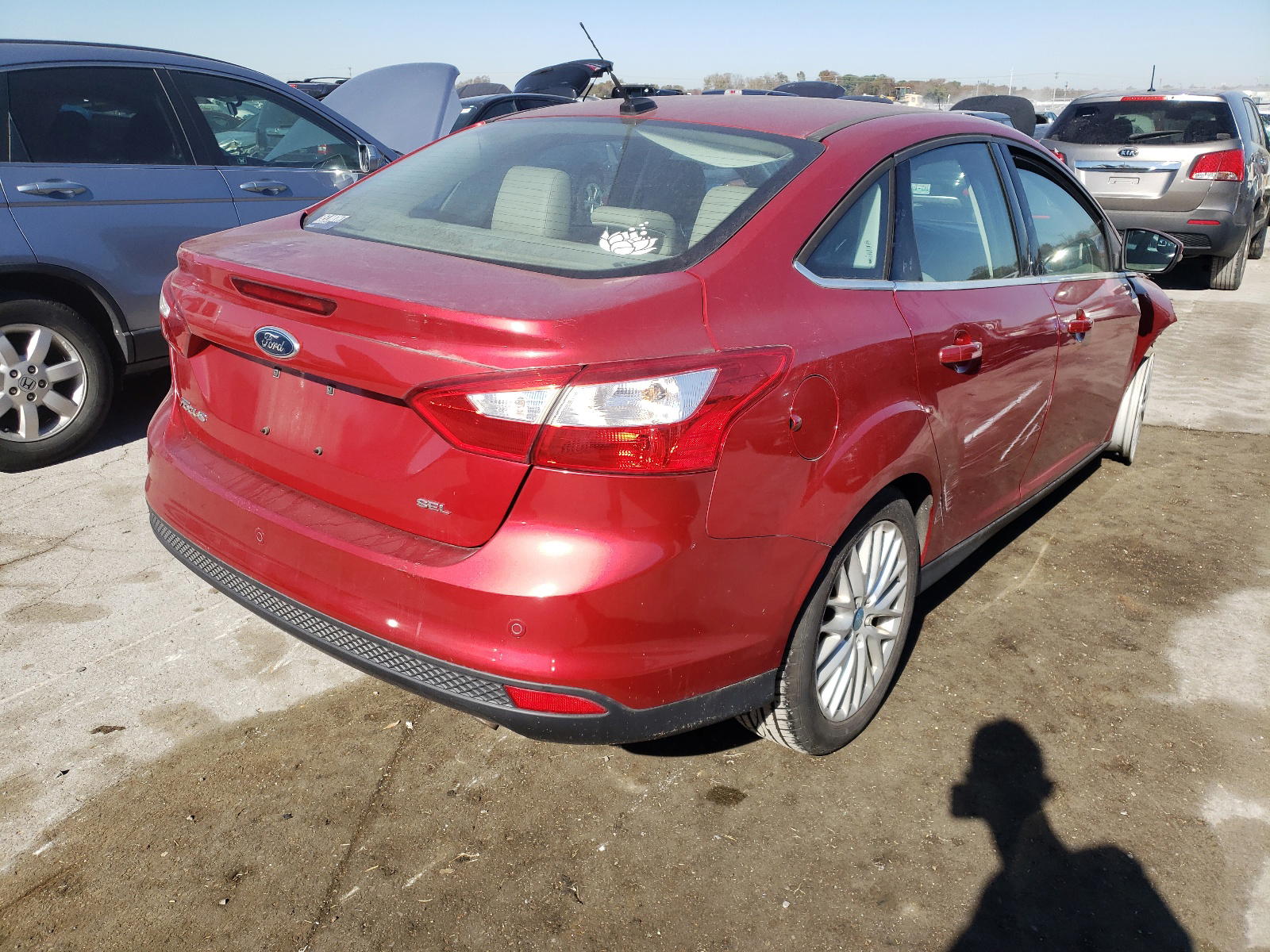 Photo 4 from auction – 2012 FORD FOCUS with VIN 1FAHP3H21CL104740