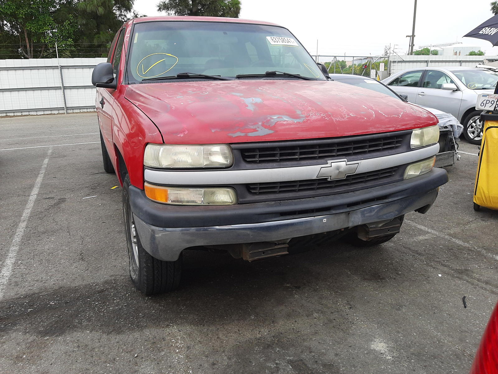 Photo 9 from auction – 2001 CHEVROLET SILVERADO with VIN 2GCEC19V011258235