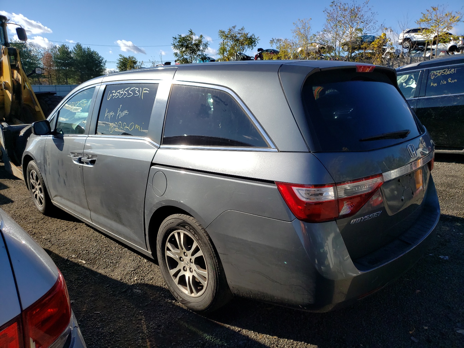 Photo 3 from auction – 2013 HONDA ODYSSEY EX with VIN 5FNRL5H43DB042317