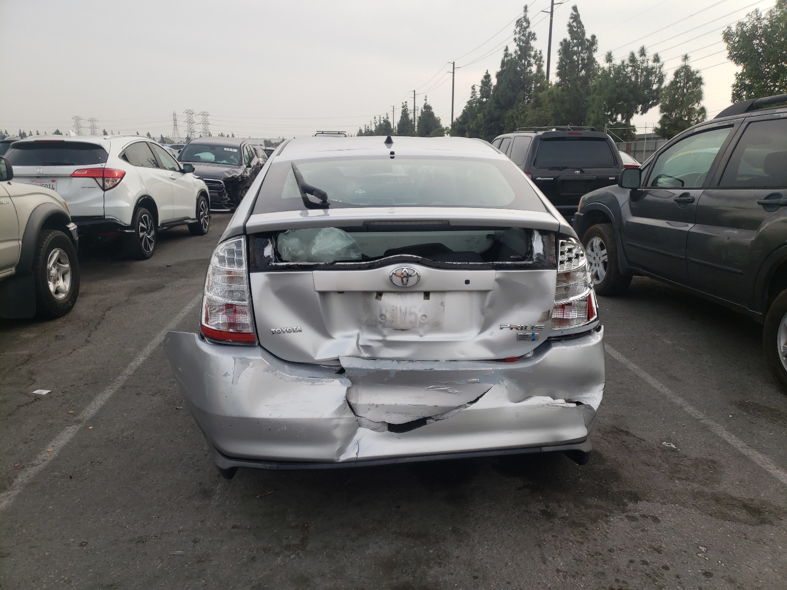 Photo 9 from auction – 2008 TOYOTA PRIUS with VIN JTDKB20U687699610