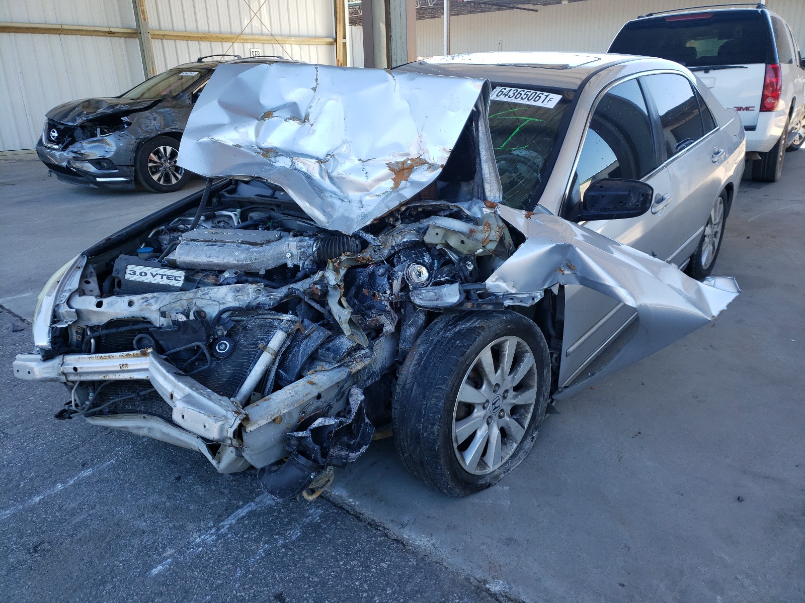 Photo 2 from auction – 2007 HONDA ACCORD EX with VIN 1HGCM66577A027015