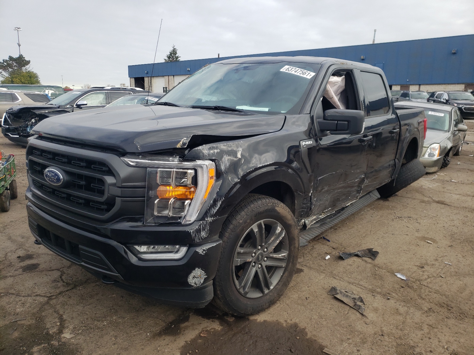 Photo 2 from auction – 2021 FORD F150 SUPER with VIN 1FTEW1EP1MKD14315