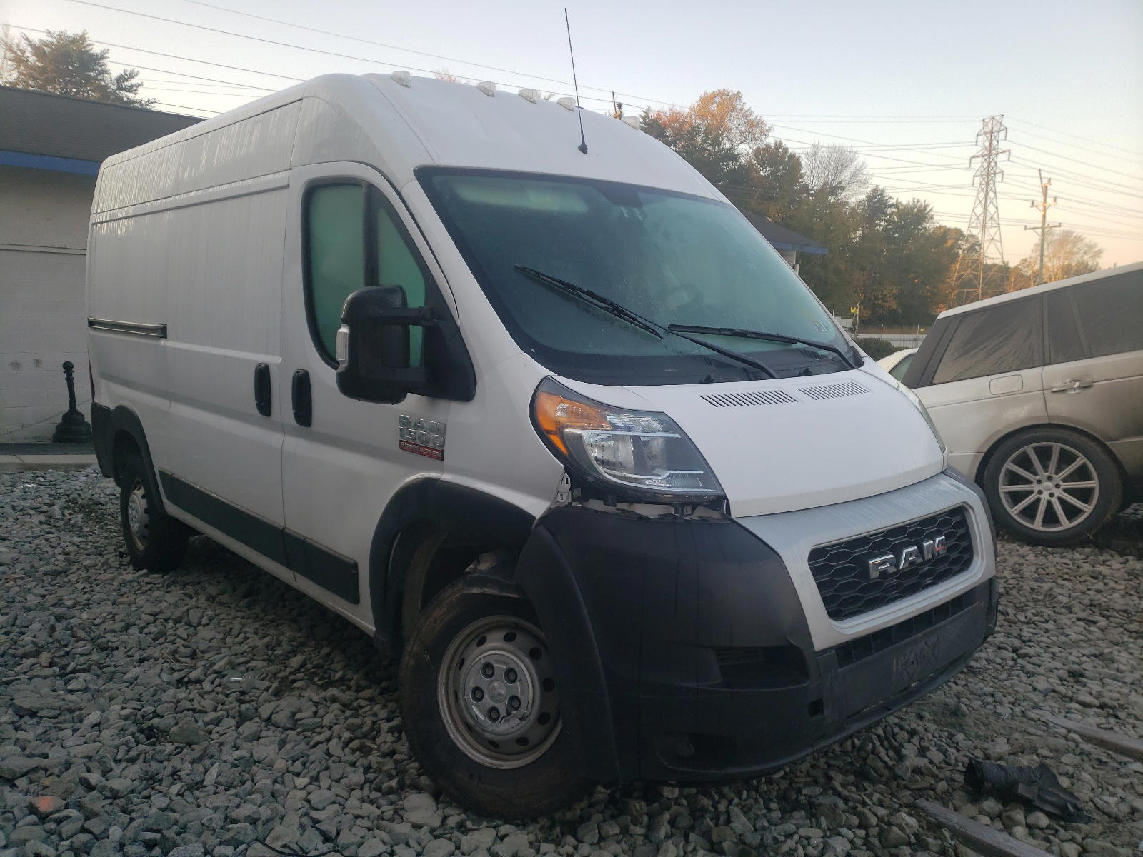 RAM PROMASTER 2019 with VIN 3C6TRVBG2KE547704 - Photo from auction