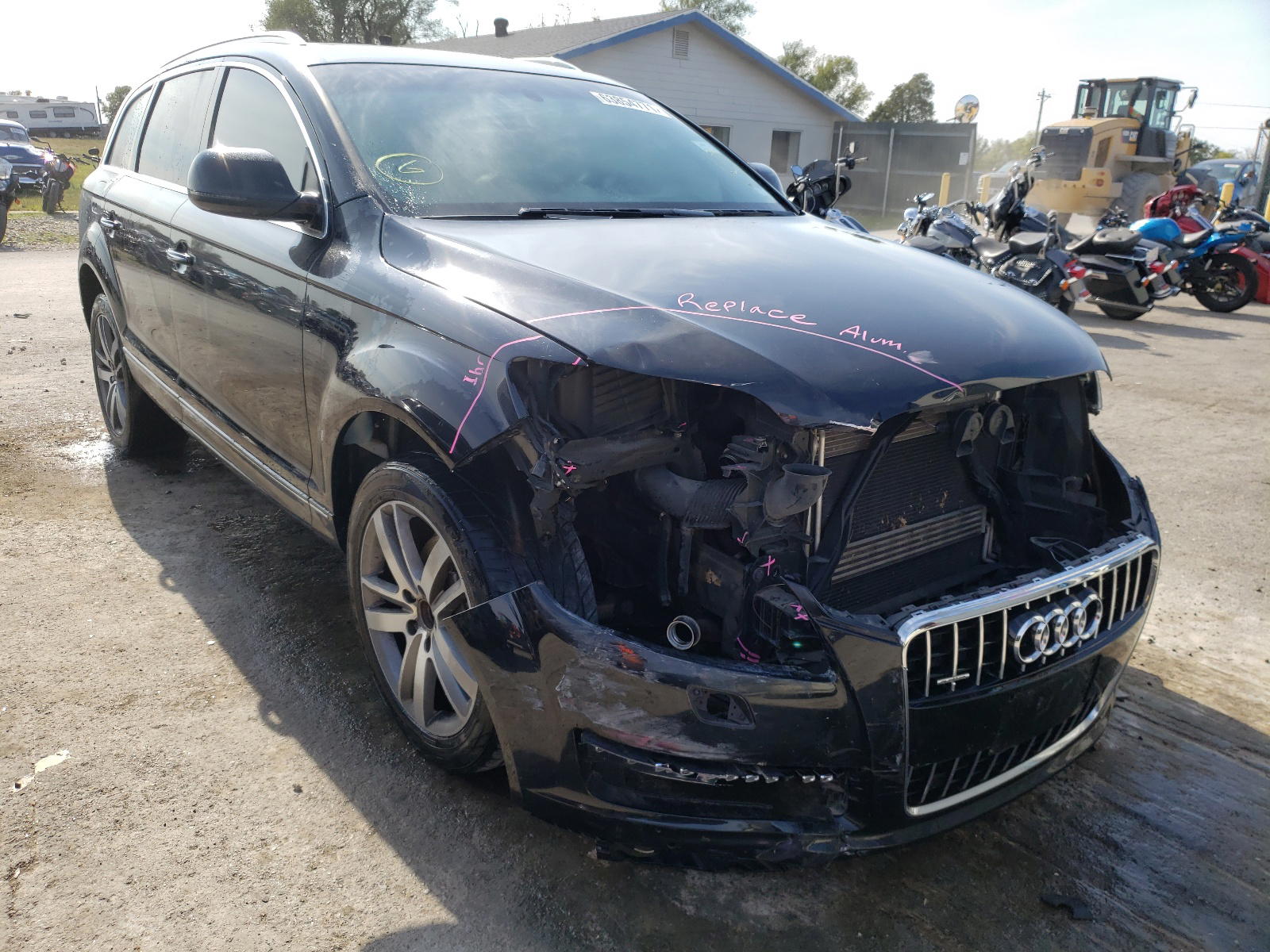 AUDI Q7 PREMIUM 2012 with VIN WA1LMAFE7CD001857 - Photo from auction