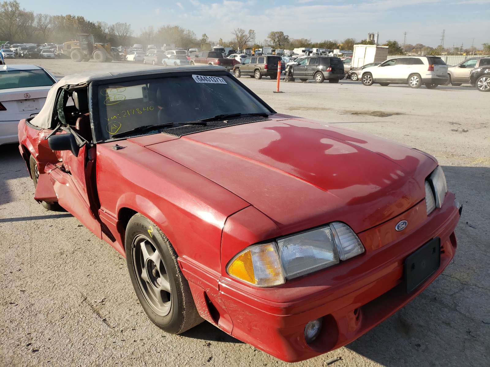 Photo 1 from auction – 1990 FORD MUSTANG GT with VIN 1FACP45E4LF217840