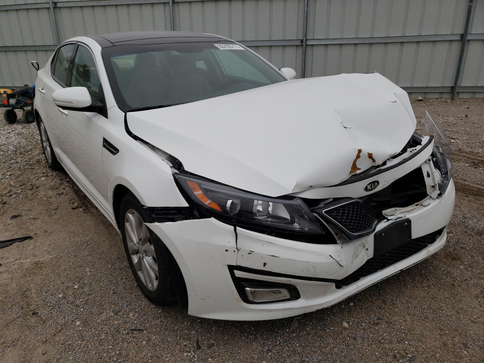 KIA OPTIMA EX 2015 with VIN 5XXGN4A72FG433605 - Photo from auction