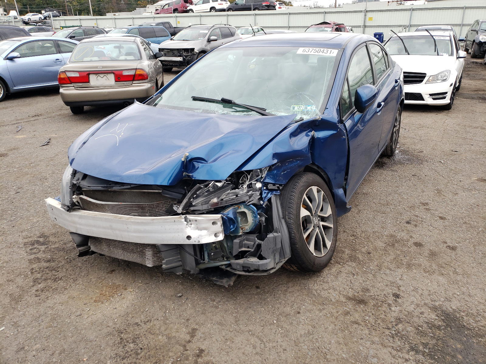 Photo 2 from auction – 2014 HONDA CIVIC EX with VIN 19XFB2F83EE233849