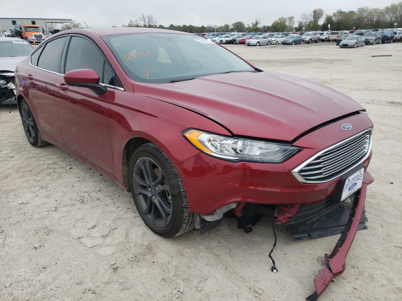 Photo 1 from auction – 2018 FORD FUSION SE with VIN 3FA6P0H76JR114972
