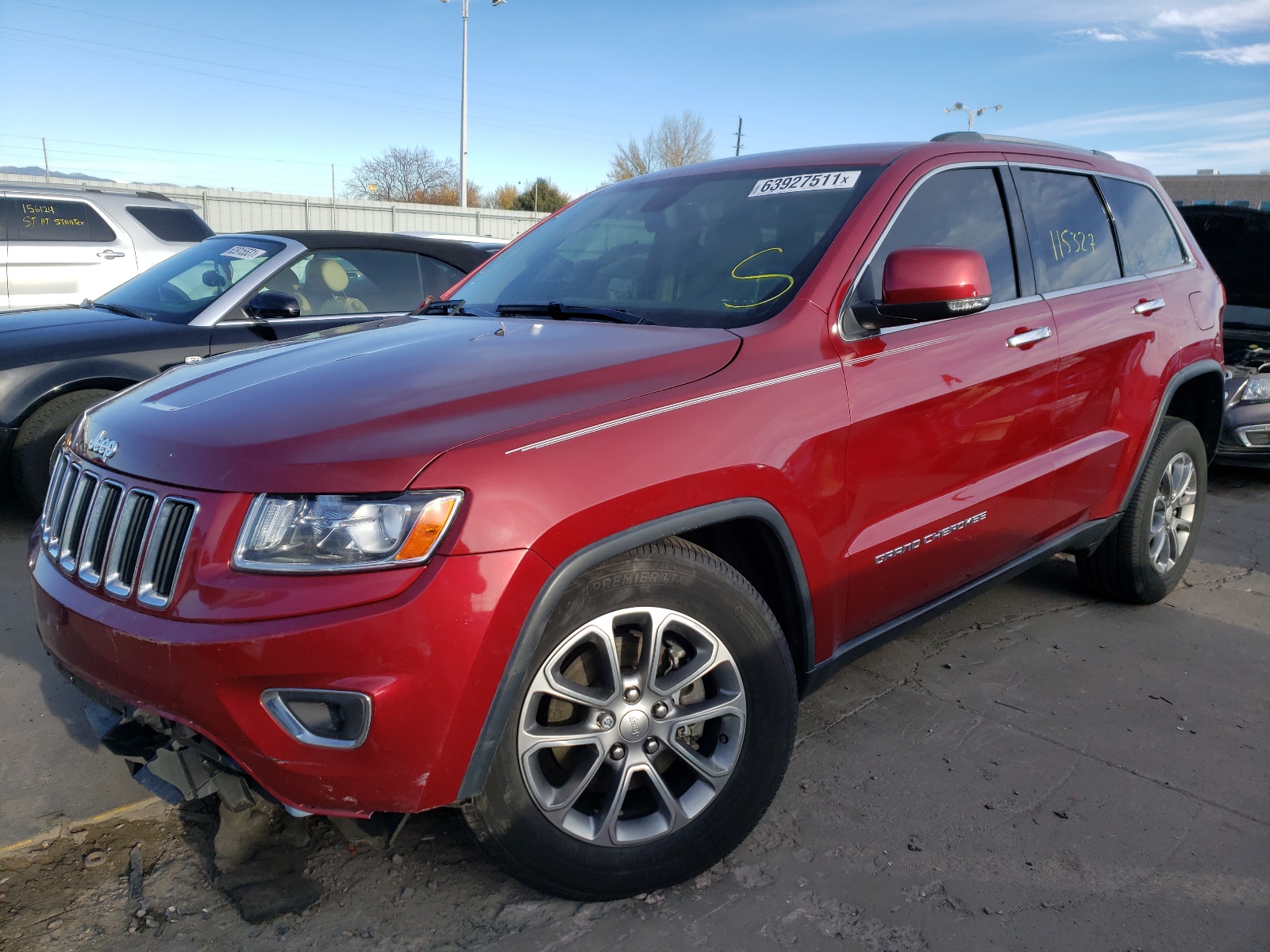 Photo 2 from auction – 2014 JEEP GRAND CHER with VIN 1C4RJEBG8EC472920