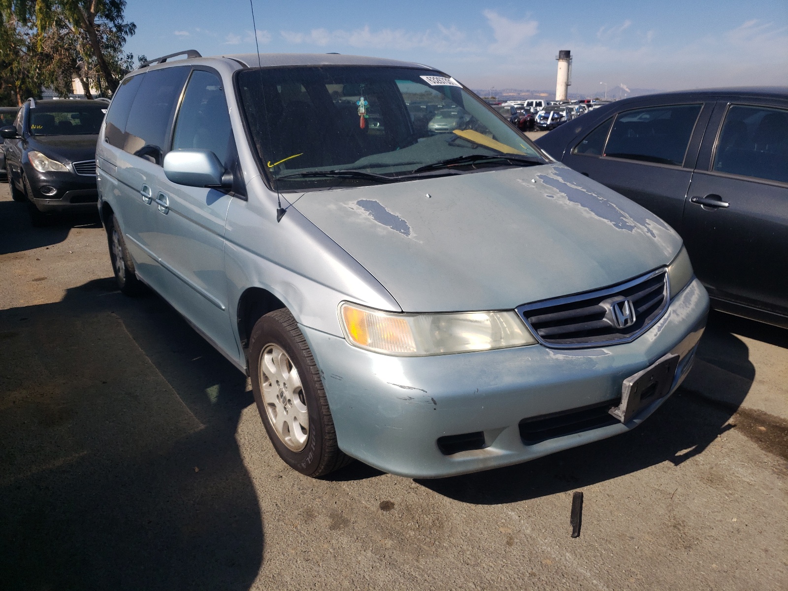HONDA ODYSSEY EX 2002 with VIN 2HKRL18062H581194 - Photo from auction