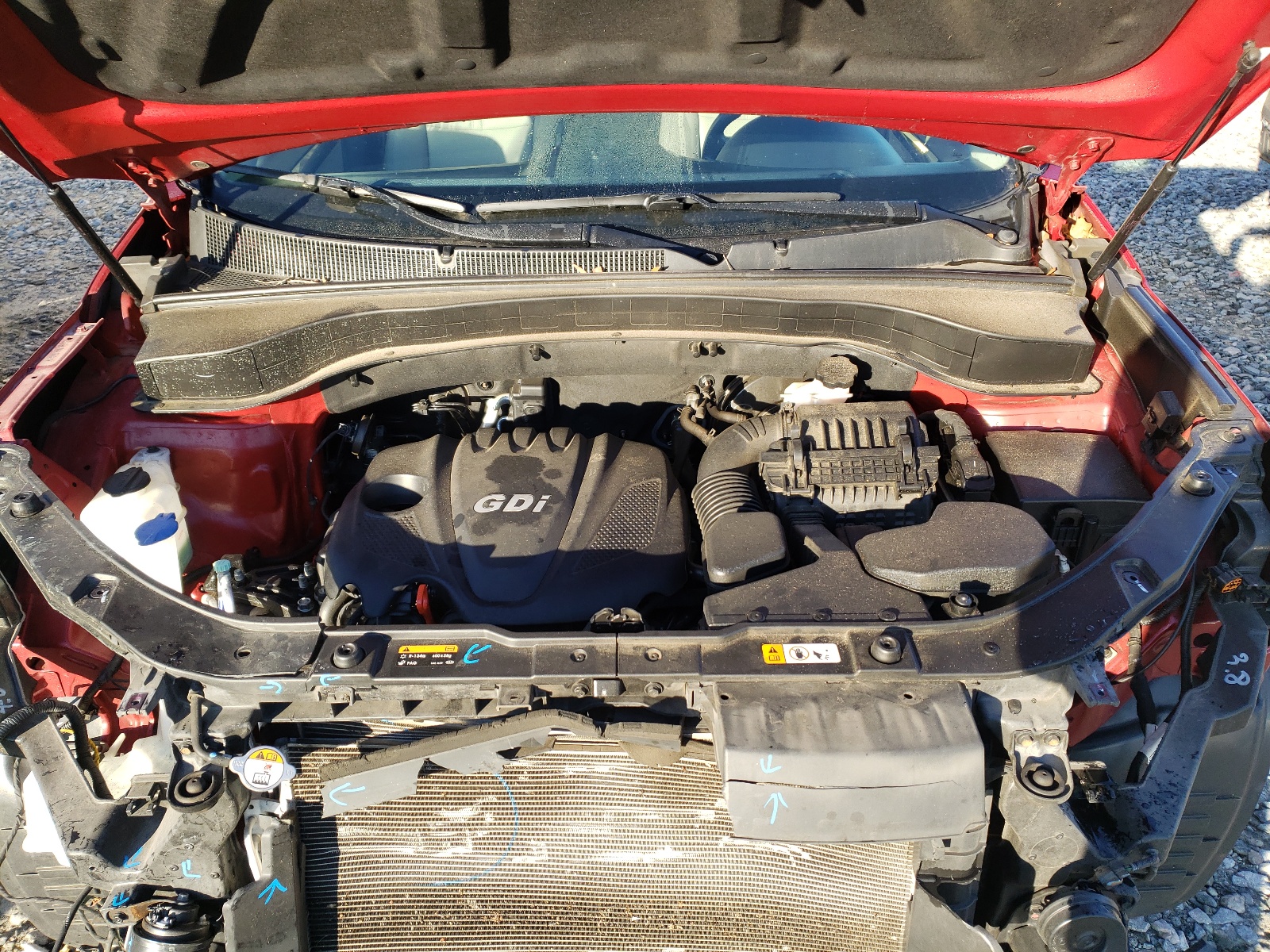 Photo 7 from auction – 2015 KIA SORENTO LX with VIN 5XYKT3A62FG655428
