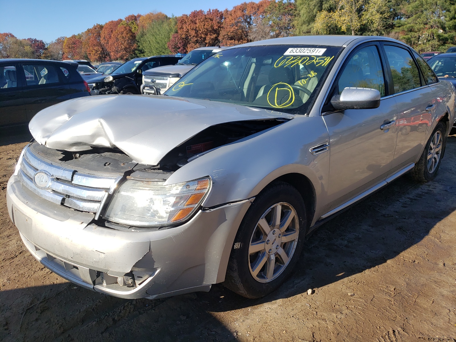 Photo 2 from auction – 2008 FORD TAURUS SEL with VIN 1FAHP24W08G106174