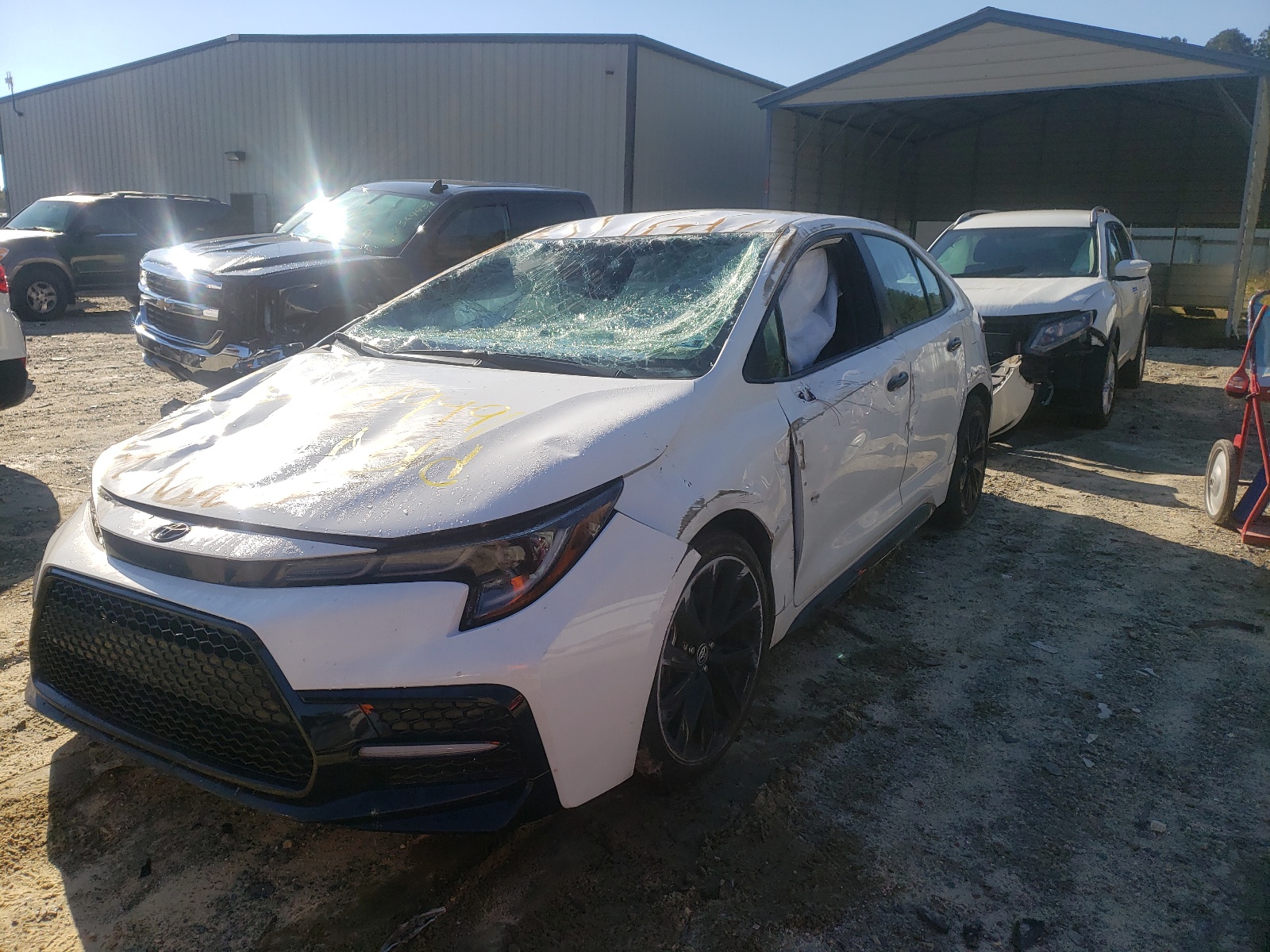 Photo 2 from auction – 2021 TOYOTA COROLLA SE with VIN 5YFS4MCE0MP073053
