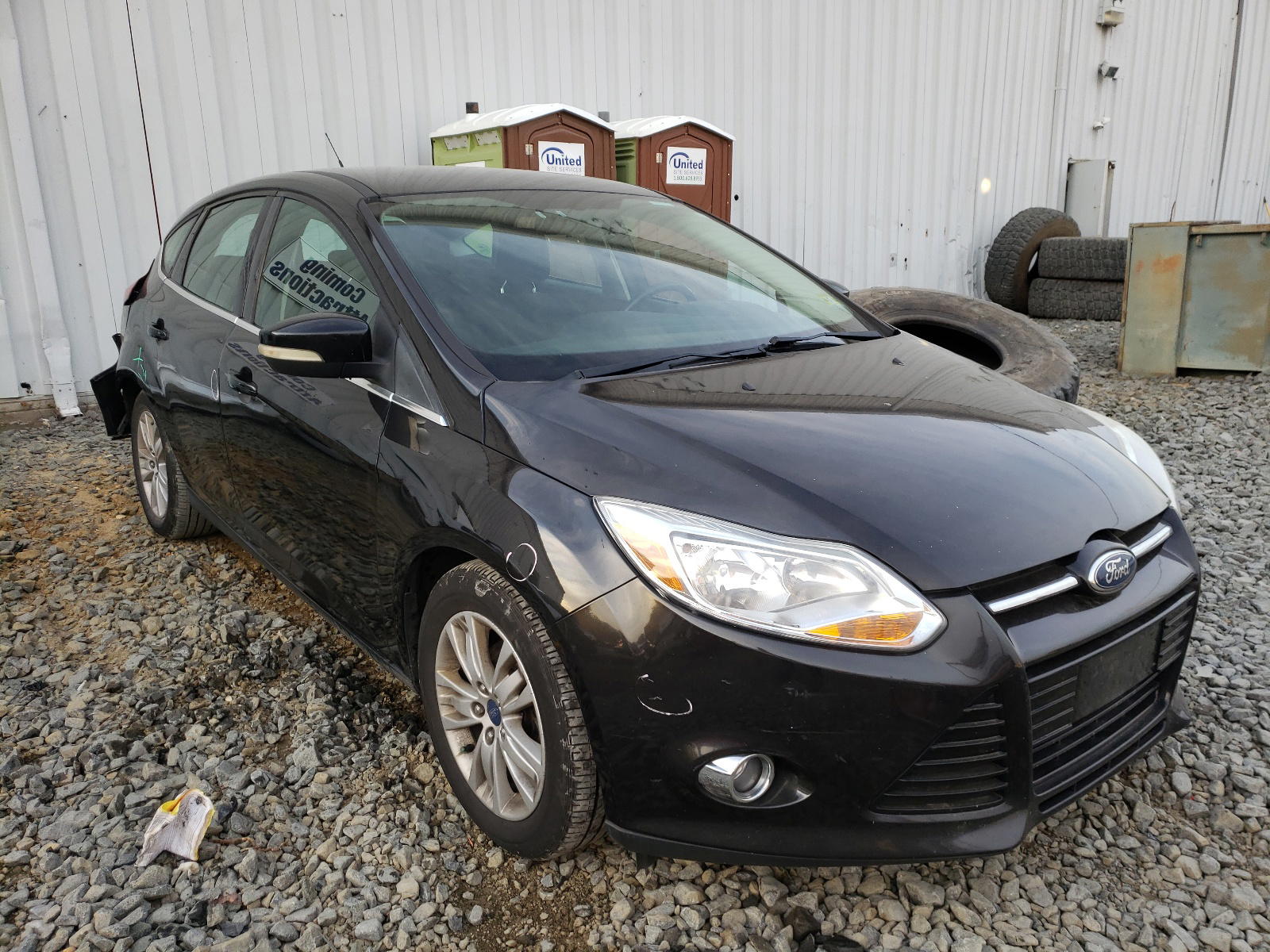 FORD FOCUS SEL 2012 with VIN 1FAHP3M25CL307166 - Photo from auction