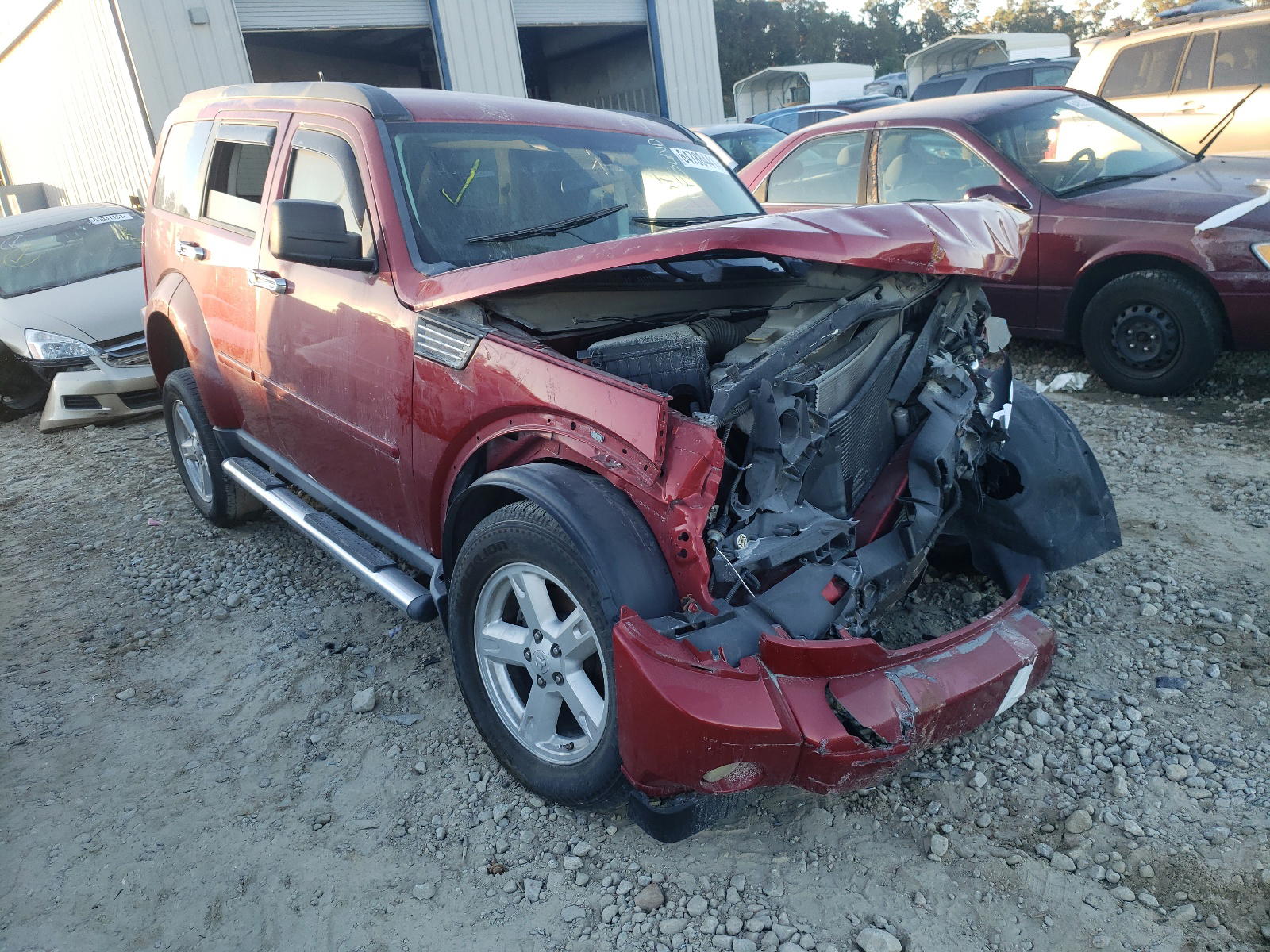 DODGE NITRO SXT 2008 with VIN 1D8GT28K98W286819 - Photo from auction