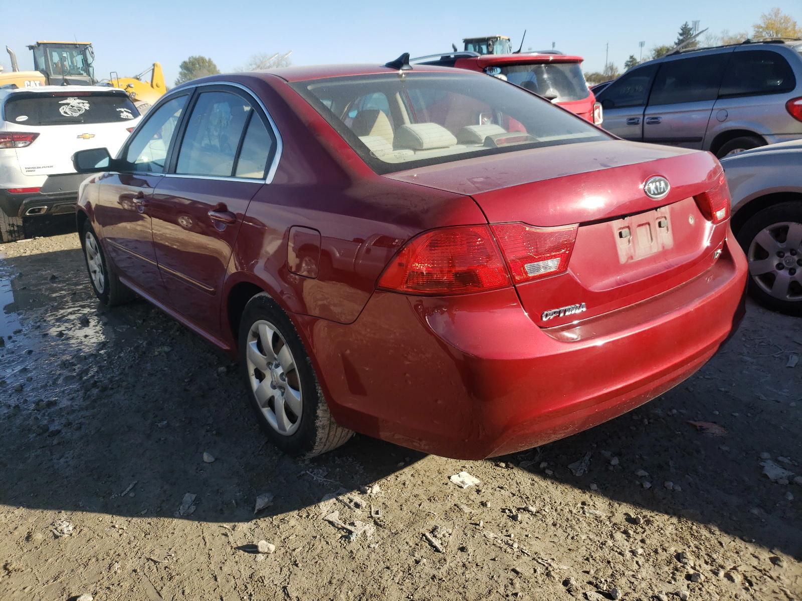 Photo 3 from auction – 2009 KIA OPTIMA LX with VIN KNAGE228295300246