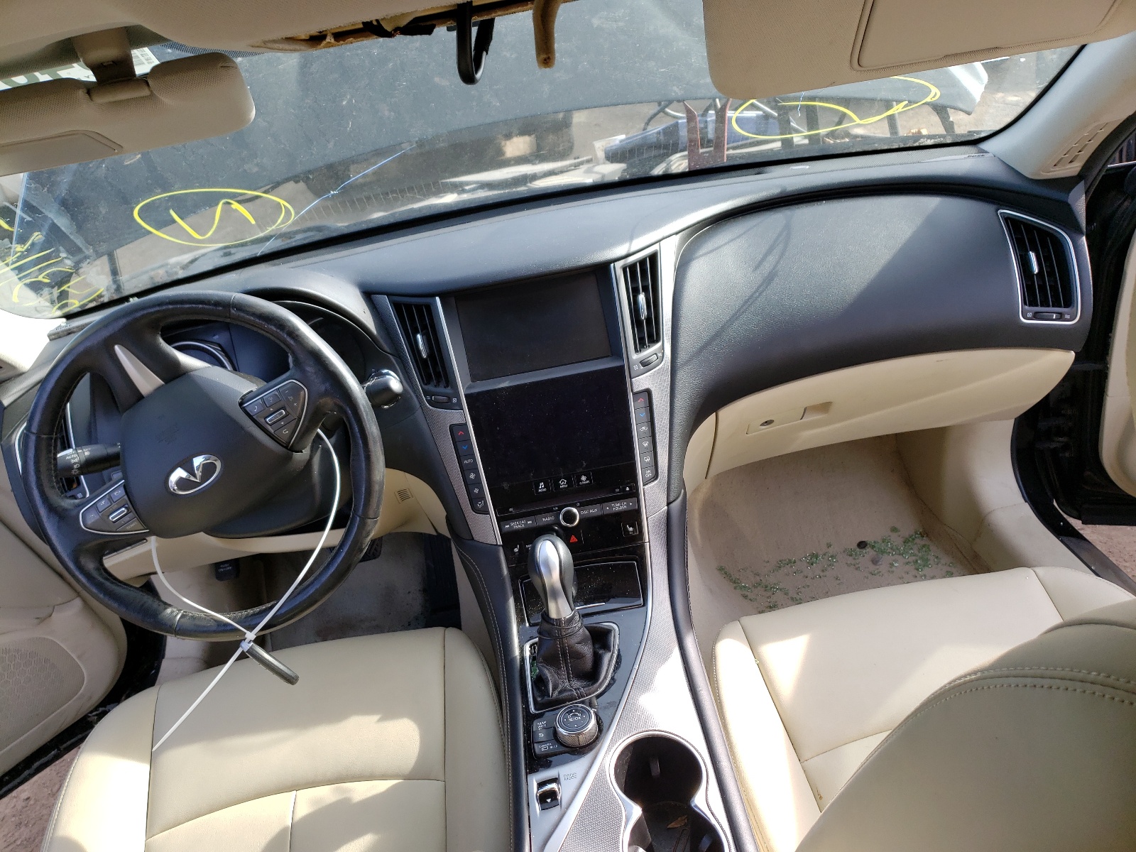 Photo 9 from auction – 2016 INFINITI Q50 PREMIU with VIN JN1EV7AP3GM305090