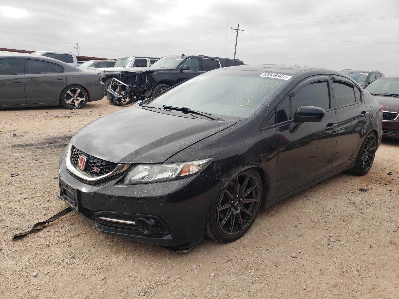 Photo 2 from auction – 2014 HONDA CIVIC SI with VIN 2HGFB6E56EH701688