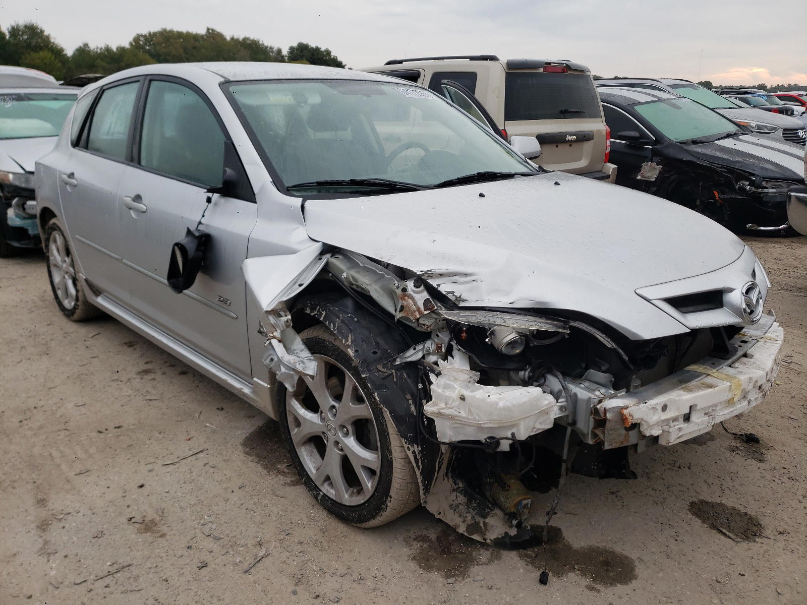 MAZDA 3 HATCHBAC 2008 with VIN JM1BK343681827306 - Photo from auction