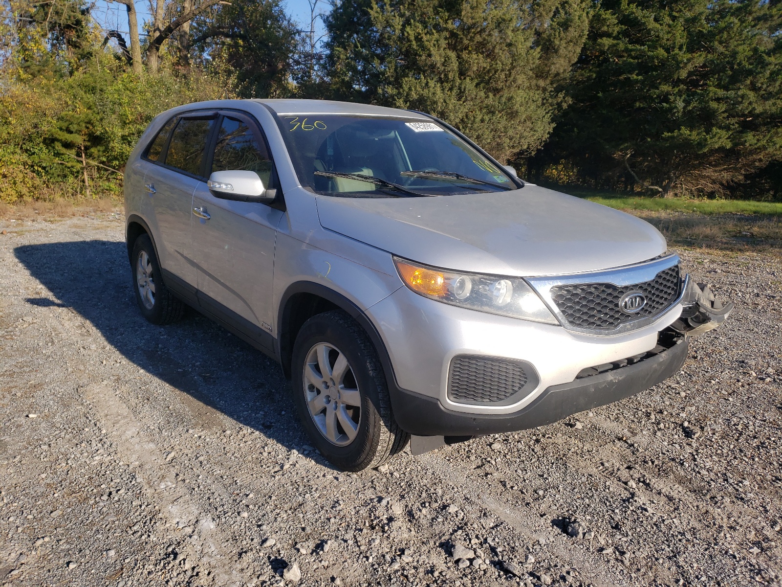 KIA SORENTO BA 2011 with VIN 5XYKTCA14BG010665 - Photo from auction