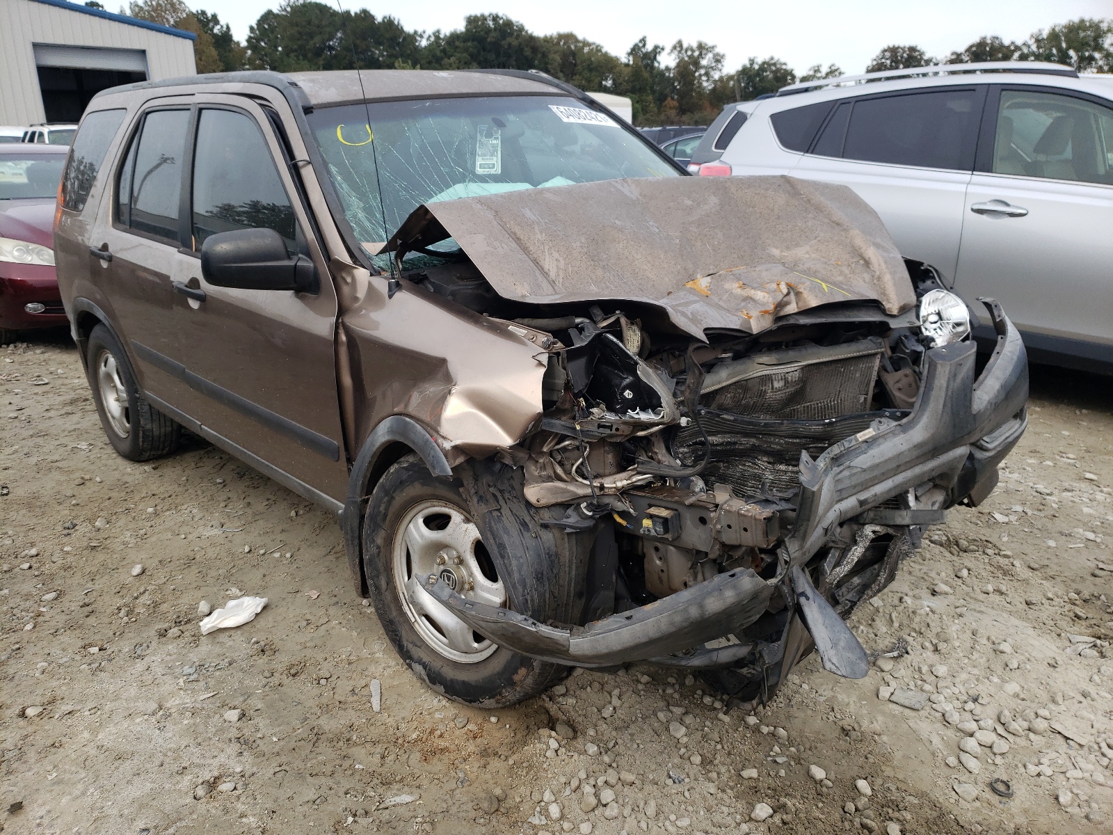 HONDA CR-V LX 2002 with VIN JHLRD68432C017742 - Photo from auction