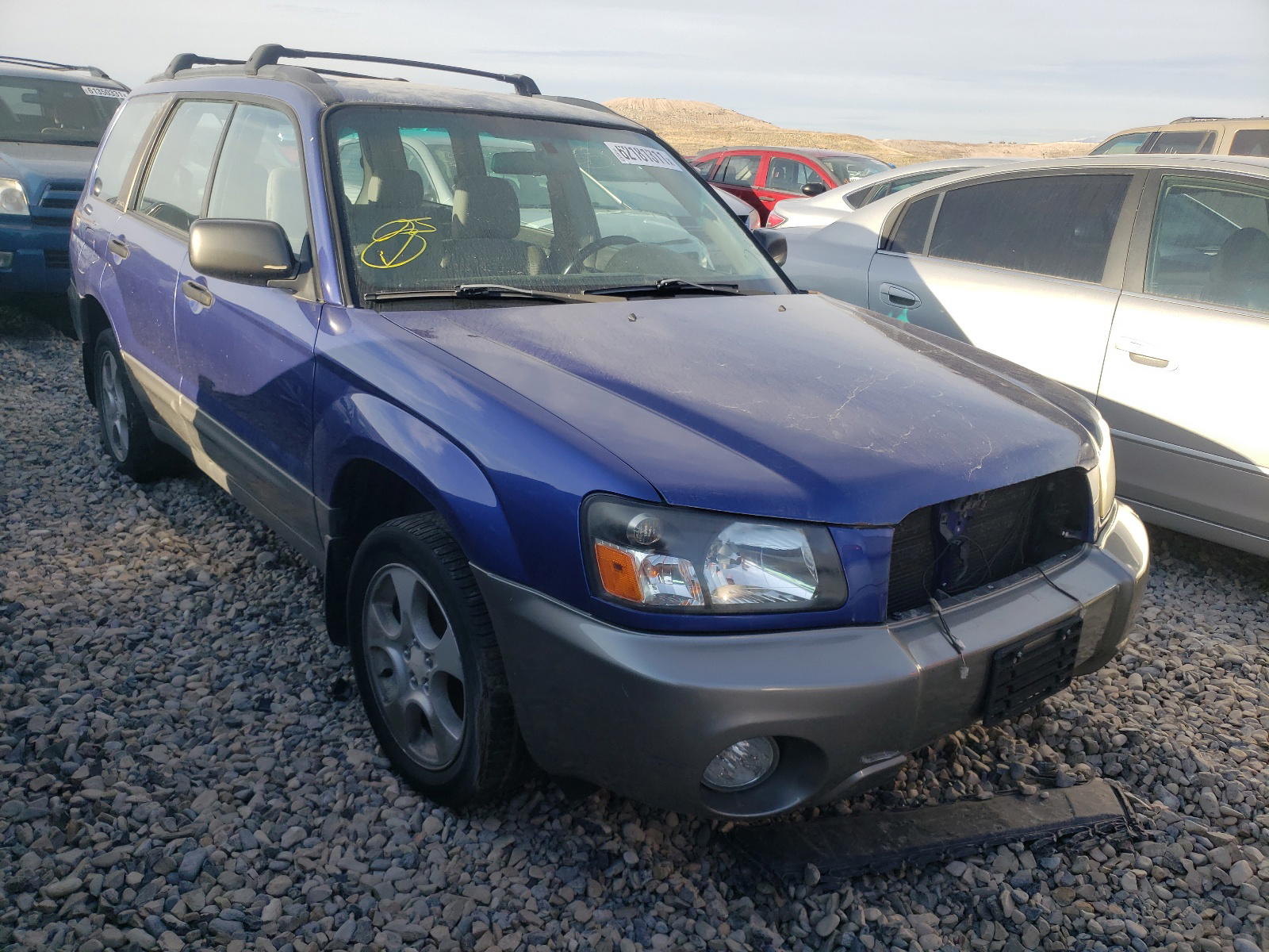 SUBARU FORESTER 2003 with VIN JF1SG65603H727347 - Photo from auction