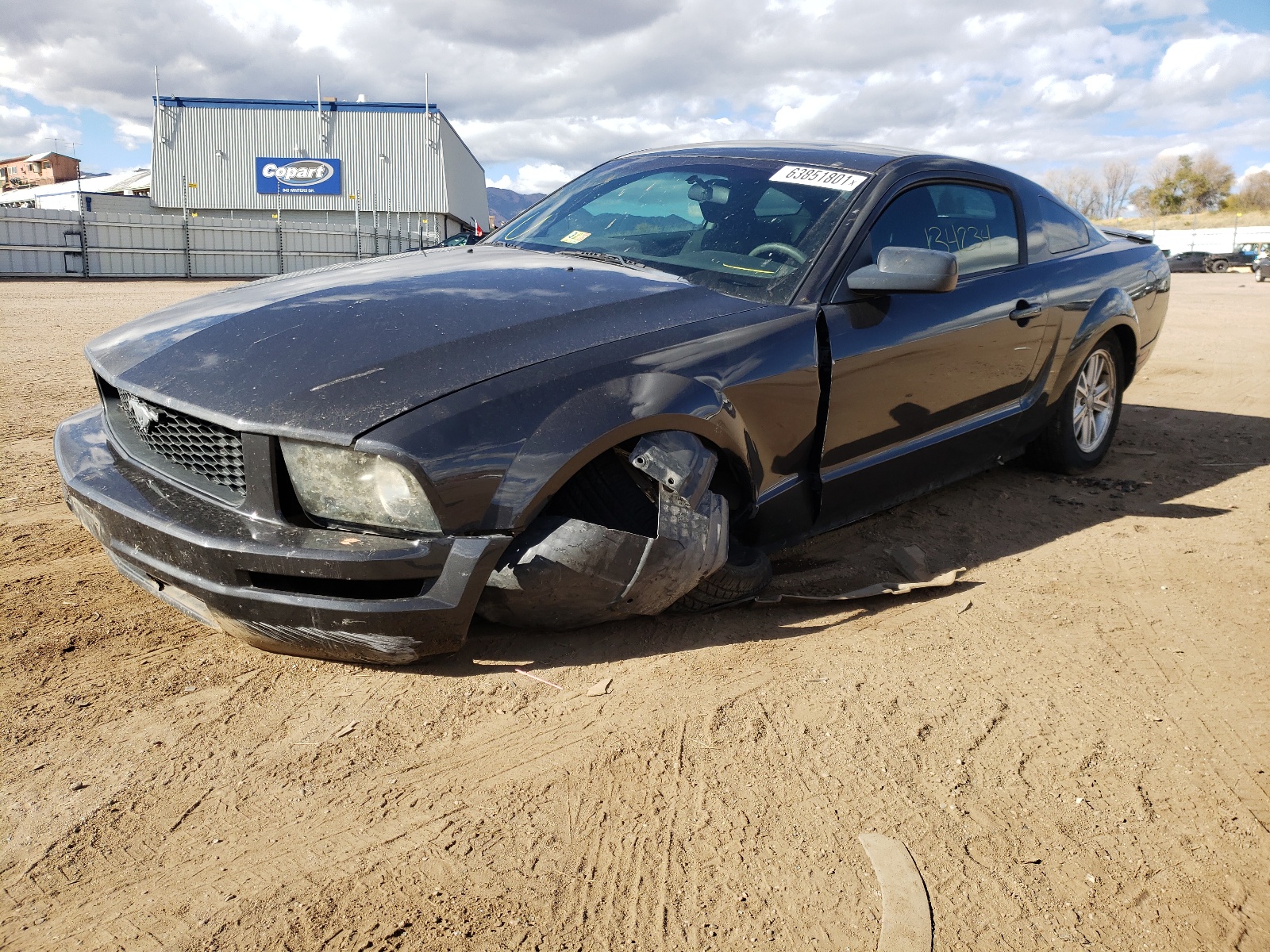 Photo 2 from auction – 2007 FORD MUSTANG with VIN 1ZVFT80N475359051