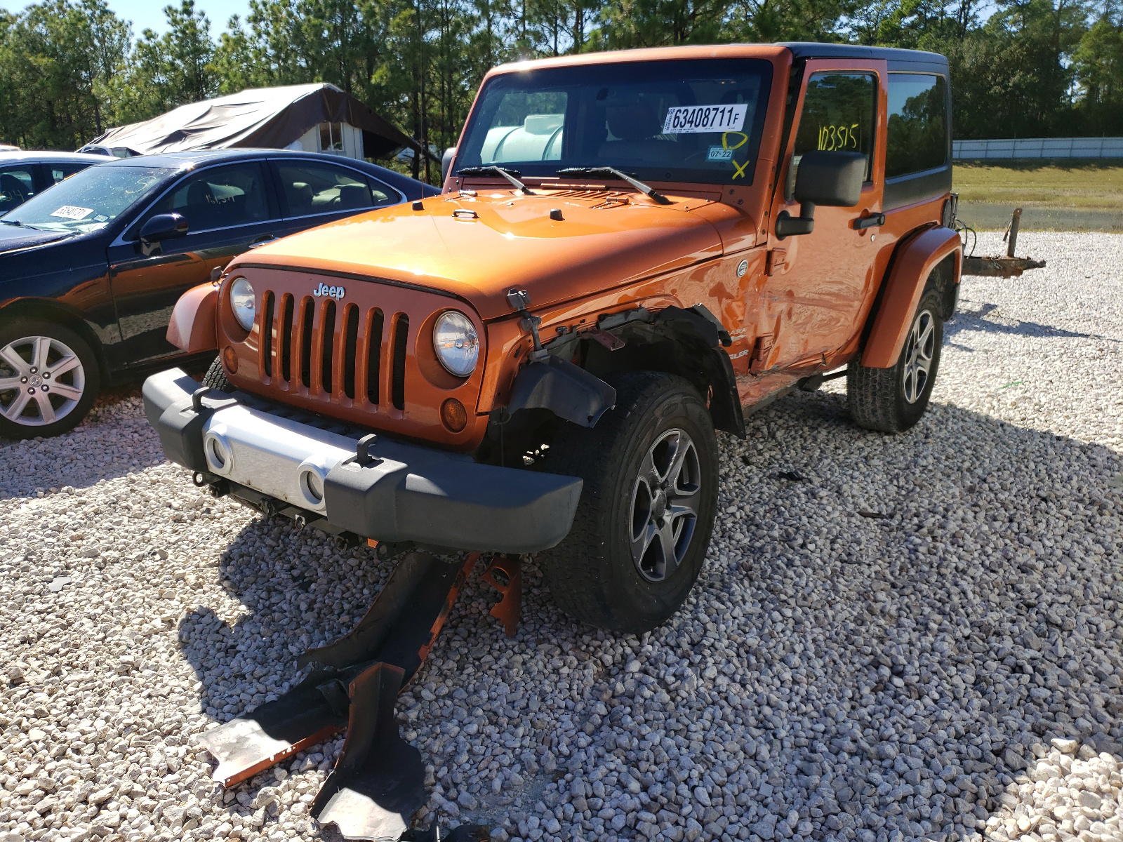 Photo 2 from auction – 2011 JEEP WRANGLER S with VIN 1J4AA5D12BL626680