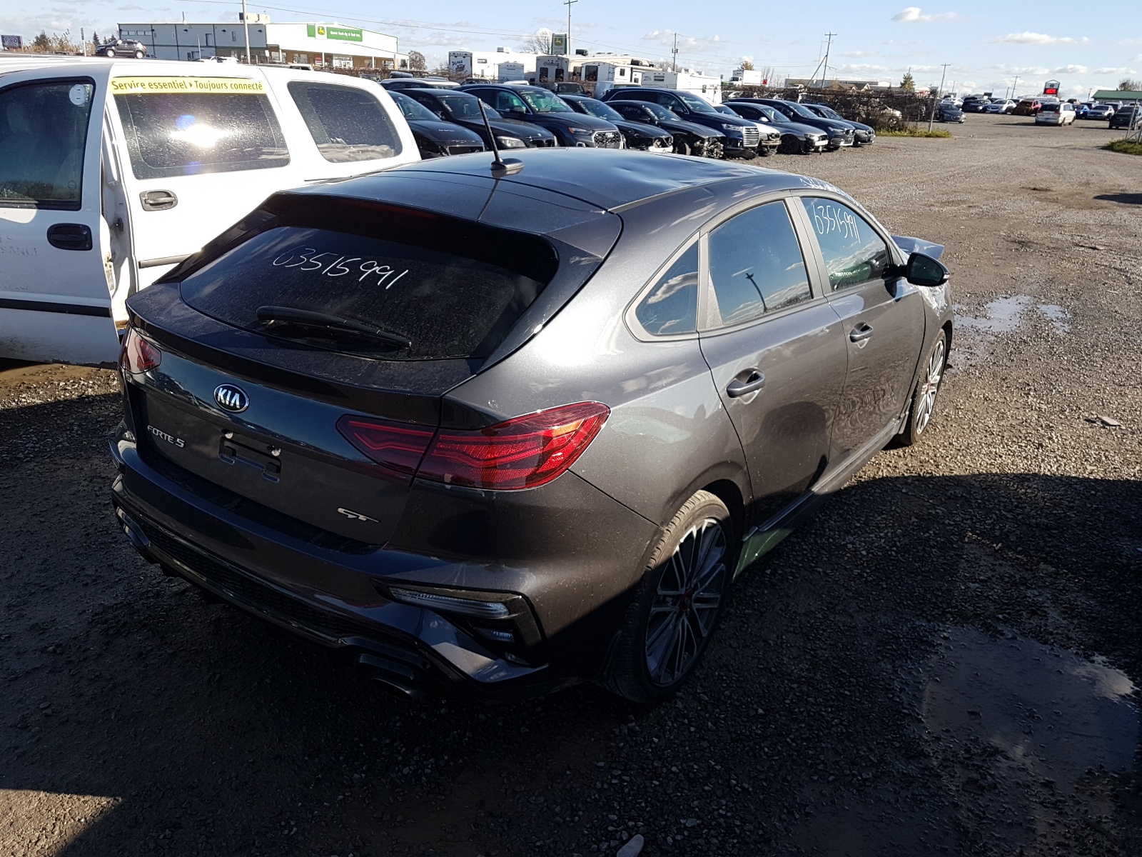 Photo 4 from auction – 2021 KIA FORTE GT with VIN KNAF45A74M5091948