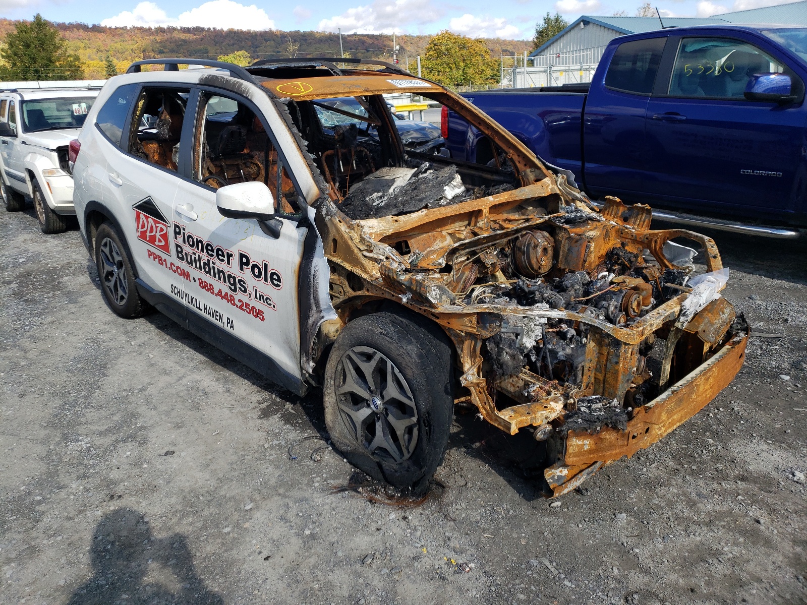 SUBARU FORESTER P 2020 with VIN JF2SKAGC3LH483869 - Photo from auction