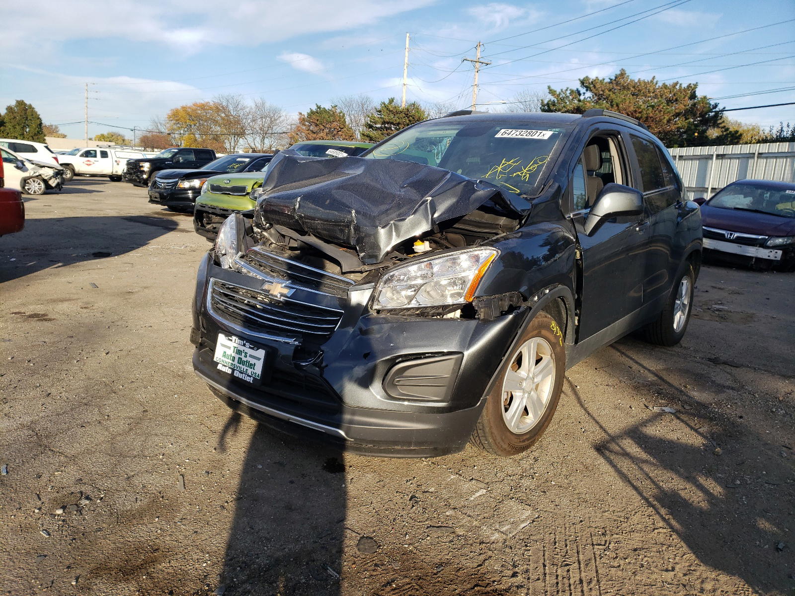 Photo 2 from auction – 2016 CHEVROLET TRAX 1LT with VIN 3GNCJLSB4GL254566