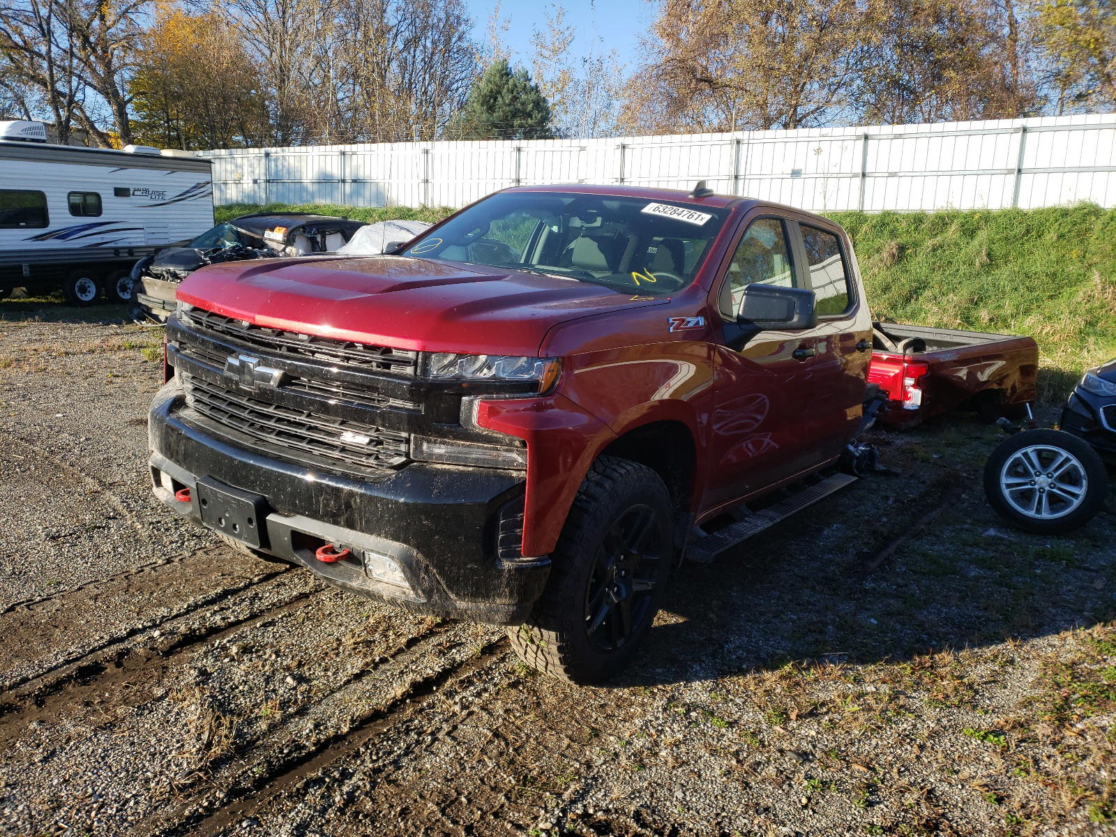 Photo 2 from auction – 2021 CHEVROLET SILVERADO with VIN 1GCPYFED3MZ296848