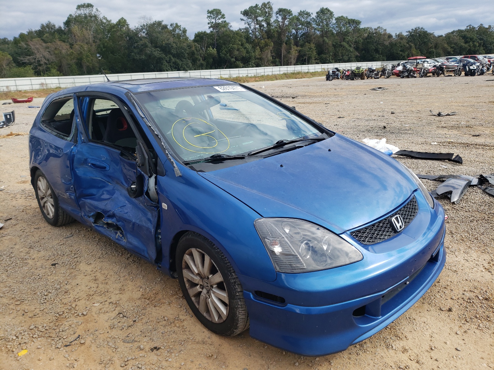 Photo 9 from auction – 2004 HONDA CIVIC SI with VIN SHHEP33524U502623