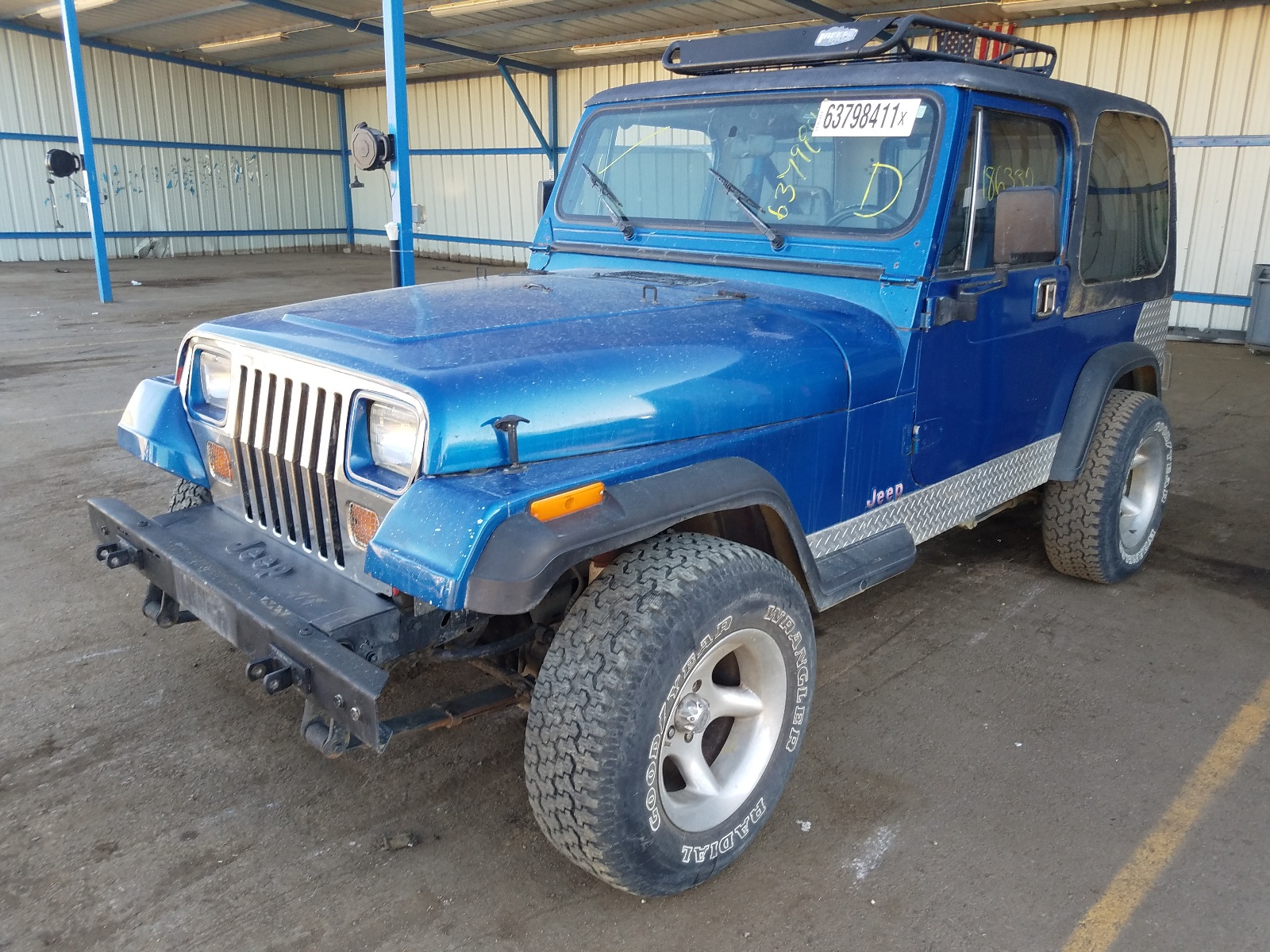 Photo 2 from auction – 1990 JEEP WRANGLER / with VIN 2J4FY19E8LJ545843