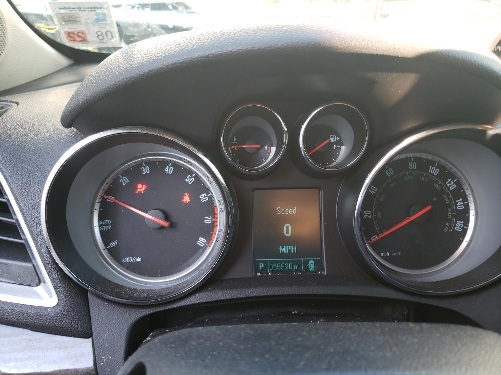 Photo 8 from auction – 2016 BUICK ENCORE SPO with VIN KL4CJ1SMXGB575490