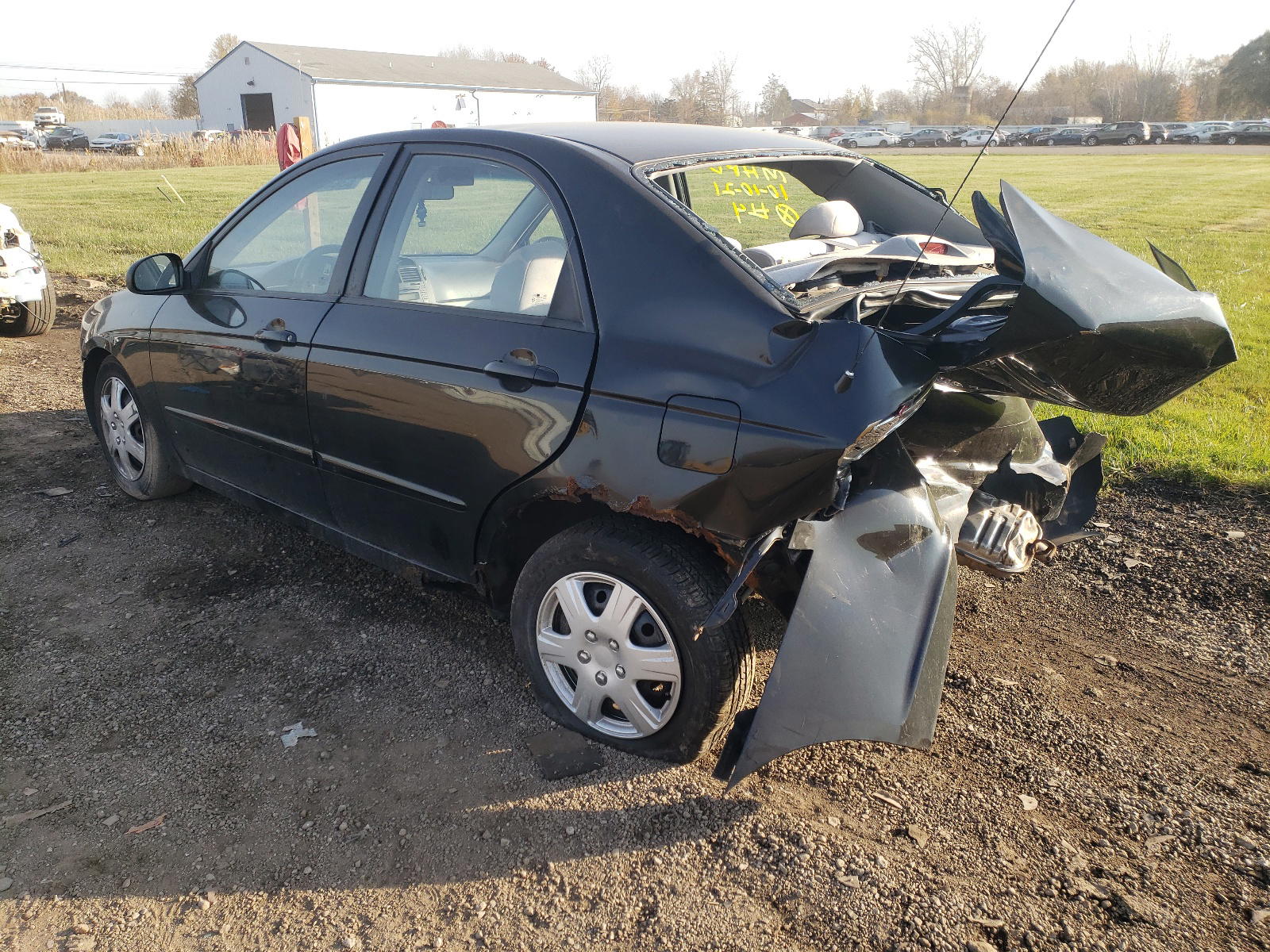 Photo 3 from auction – 2008 KIA SPECTRA EX with VIN KNAFE121285583299
