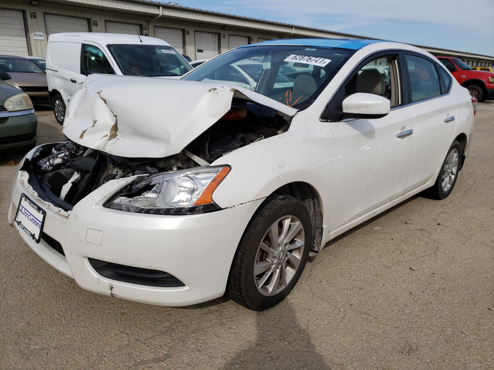 Photo 2 from auction – 2013 NISSAN SENTRA S with VIN 3N1AB7AP1DL733771