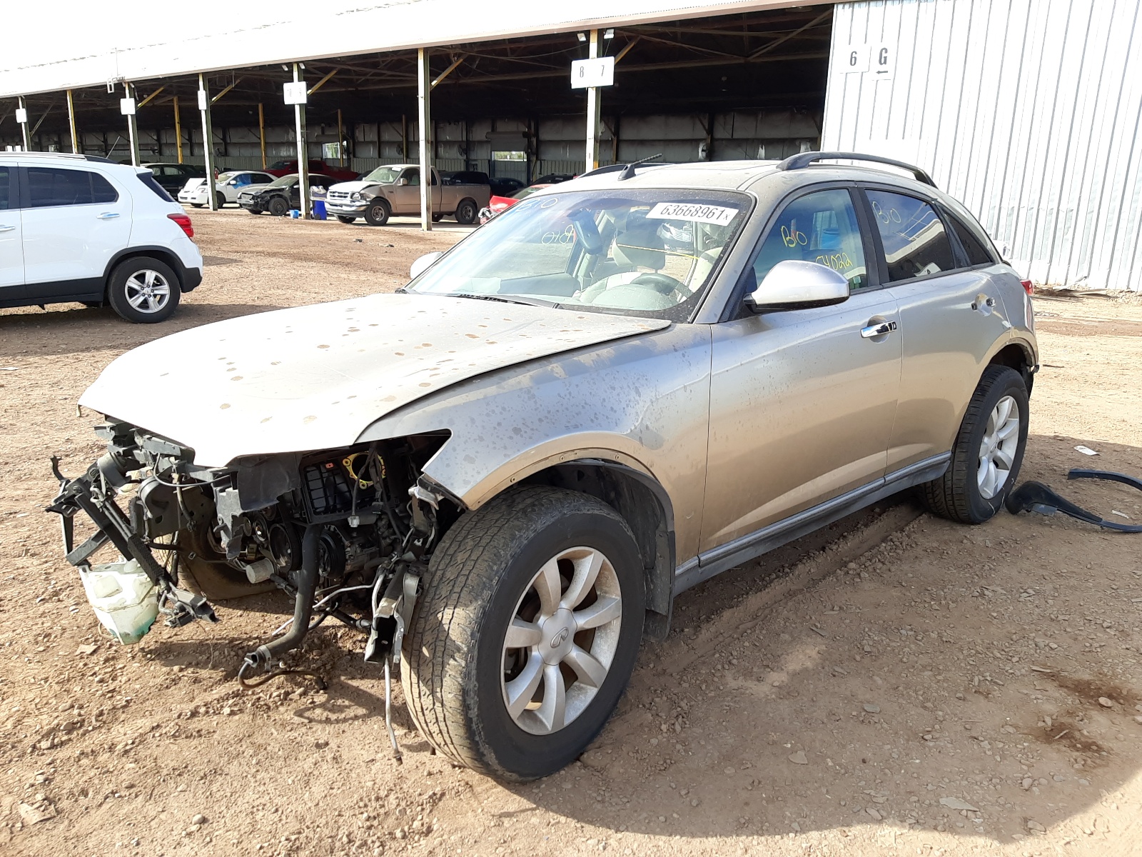 Photo 2 from auction – 2003 INFINITI FX35 with VIN JNRAS08W43X202570