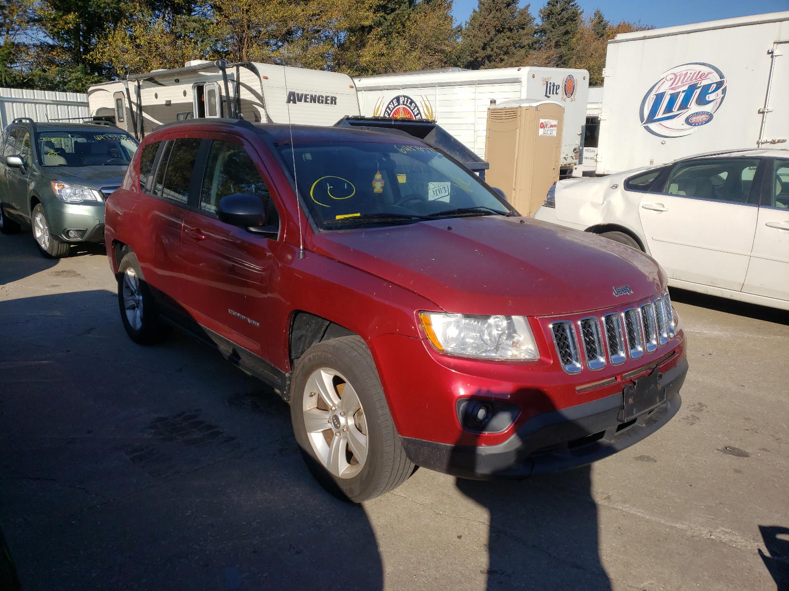 JEEP COMPASS SP 2012 with VIN 1C4NJDBB6CD591831 - Photo from auction