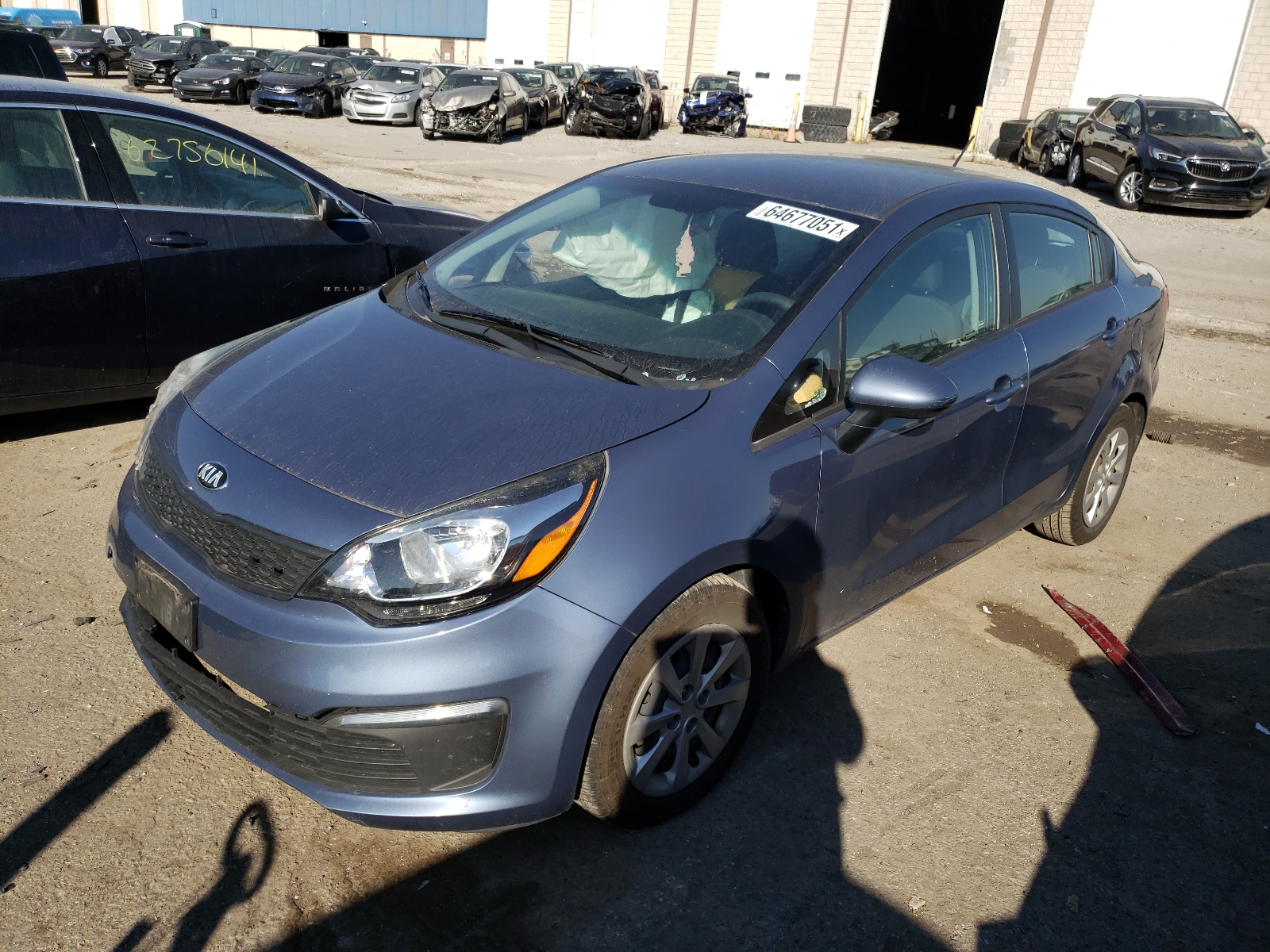 Photo 2 from auction – 2016 KIA RIO LX with VIN KNADM4A38G6679011