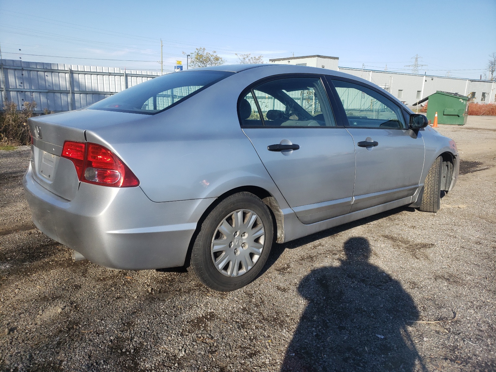 Photo 4 from auction – 2007 HONDA CIVIC DX with VIN 2HGFA16377H006156