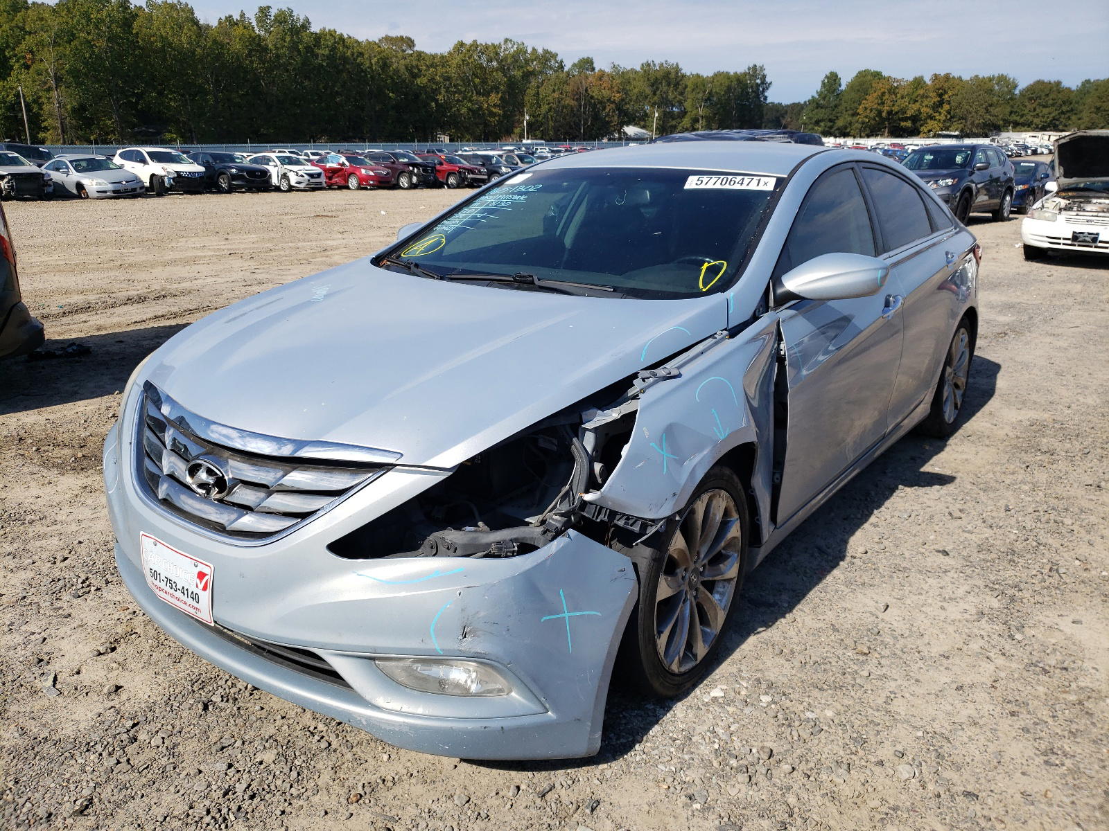 Photo 2 from auction – 2012 HYUNDAI SONATA SE with VIN 5NPEC4AC4CH363891