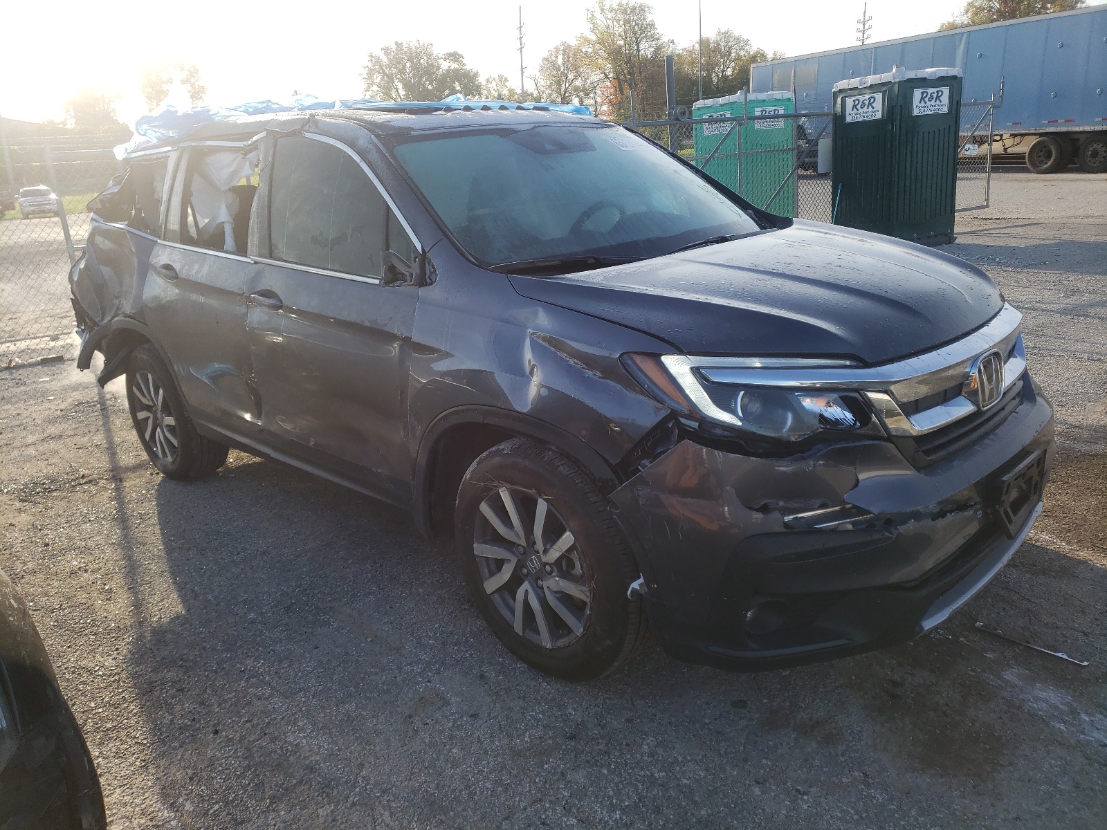 Photo 1 from auction – 2020 HONDA PILOT EXL with VIN 5FNYF5H55LB024721